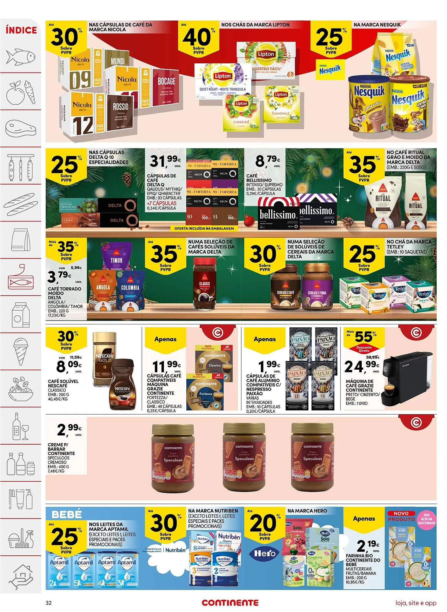Folheto Folheto Continente de 16 de dezembro até 25 de dezembro 2025 - Pagina 32