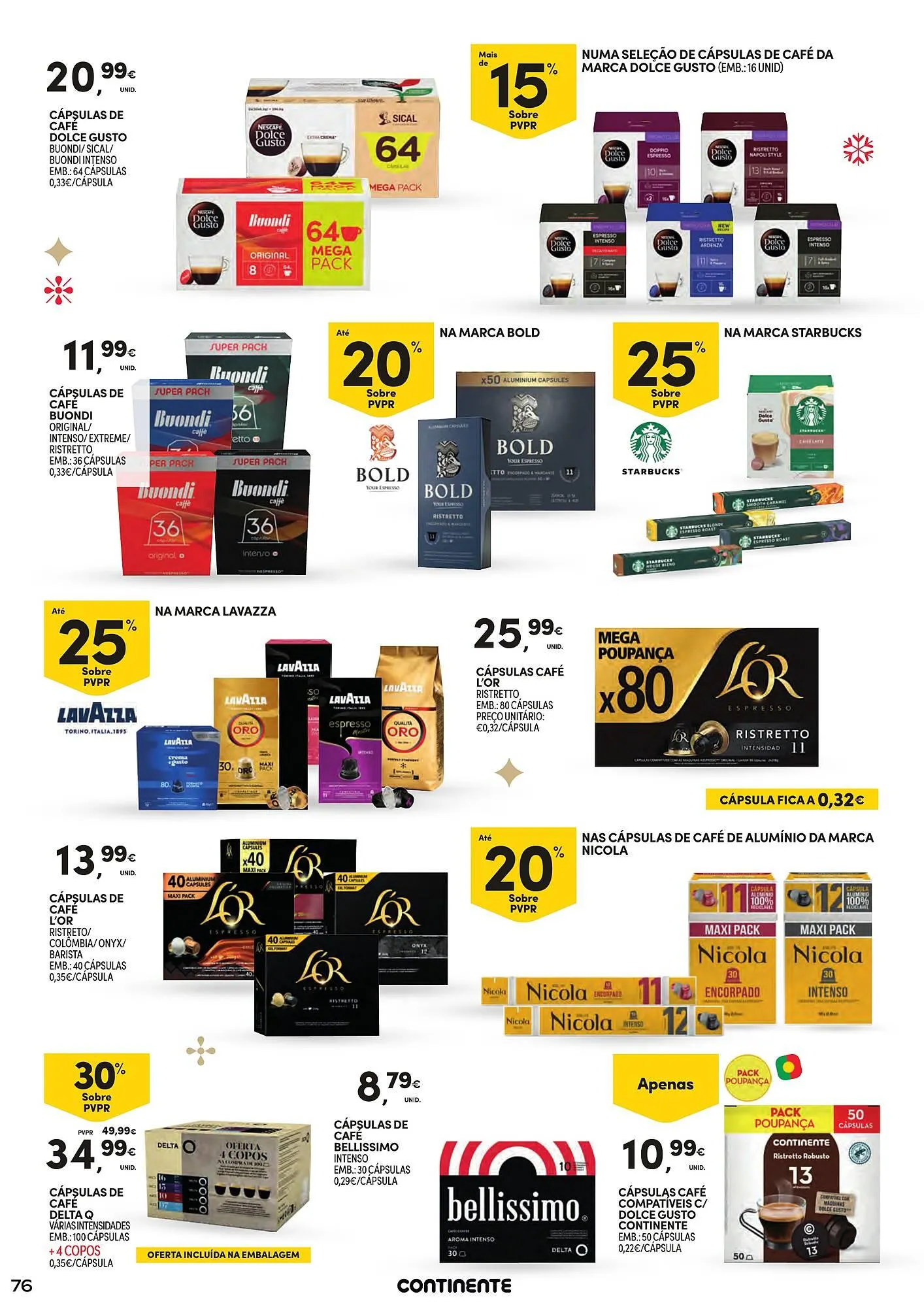 Folheto Folheto Continente de 18 de novembro até 24 de dezembro 2025 - Pagina 76