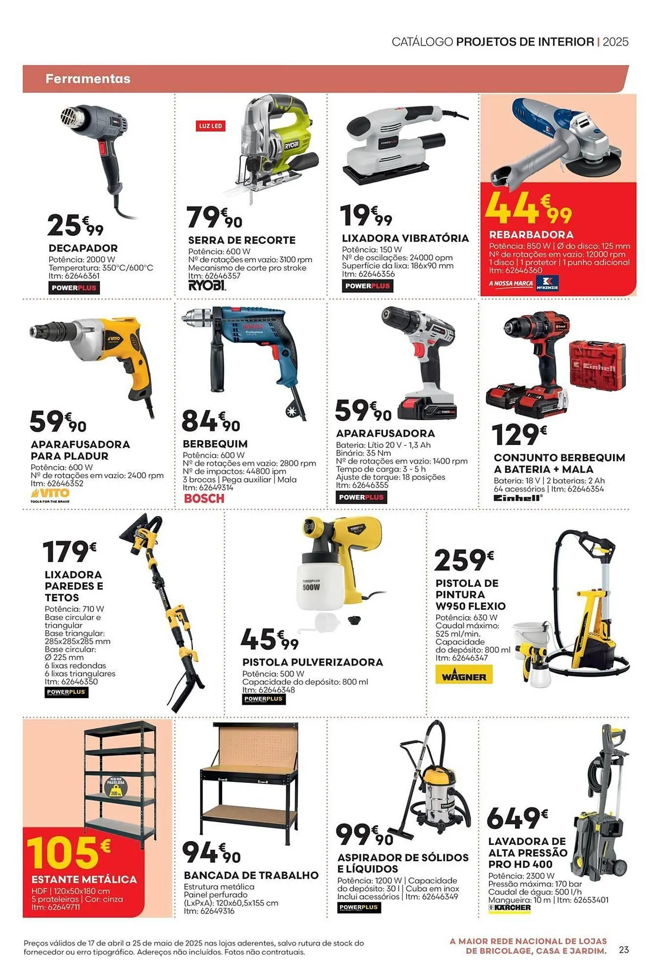 Folheto Folheto Bricomarché de 16 de abril até 25 de maio 2025 - Pagina 23