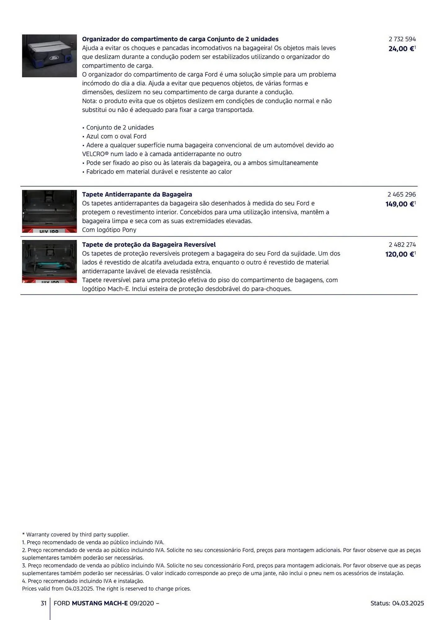 Folheto Folheto Ford de 18 de março até 31 de agosto 2025 - Pagina 31