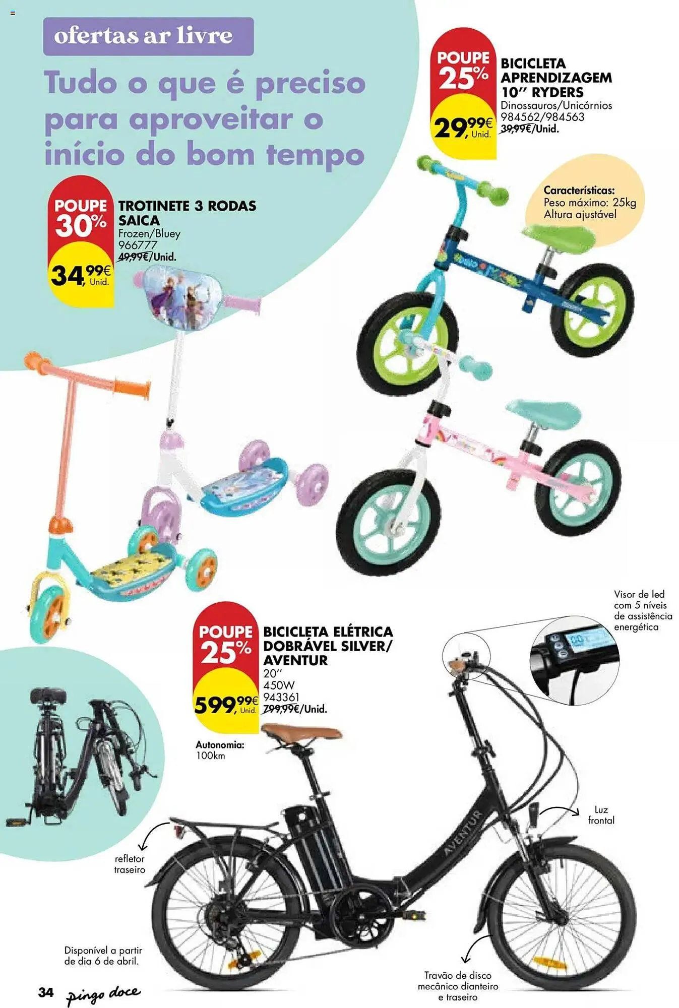 Folheto Folheto Pingo Doce de 18 de março até 21 de abril 2025 - Pagina 34
