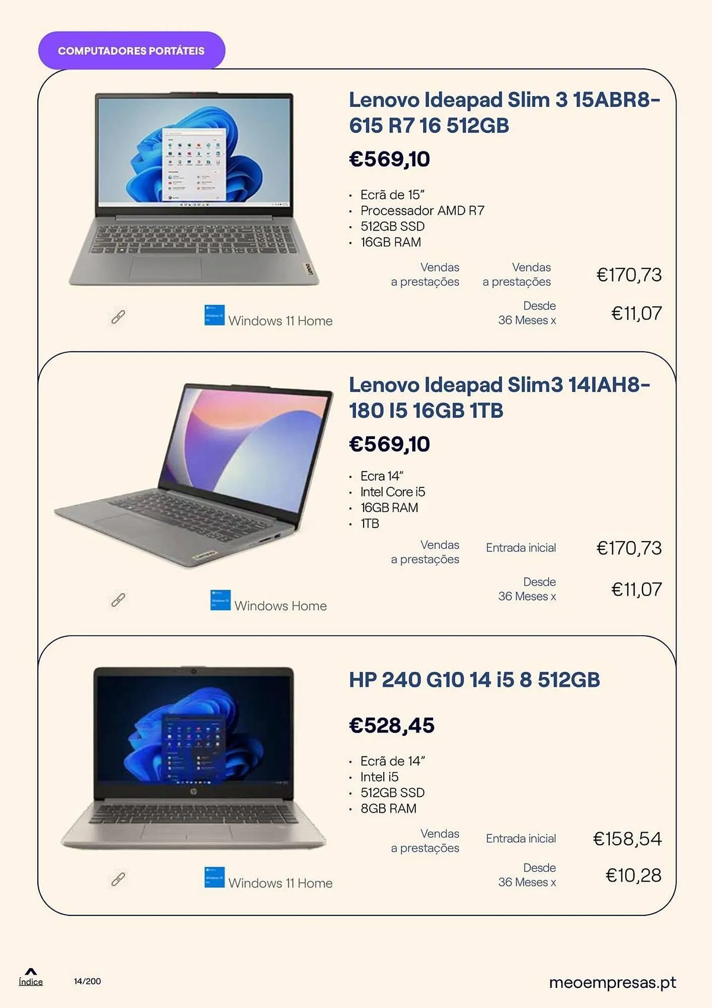 Folheto Catálogo MEO de 25 de setembro até 30 de setembro 2025 - Pagina 14