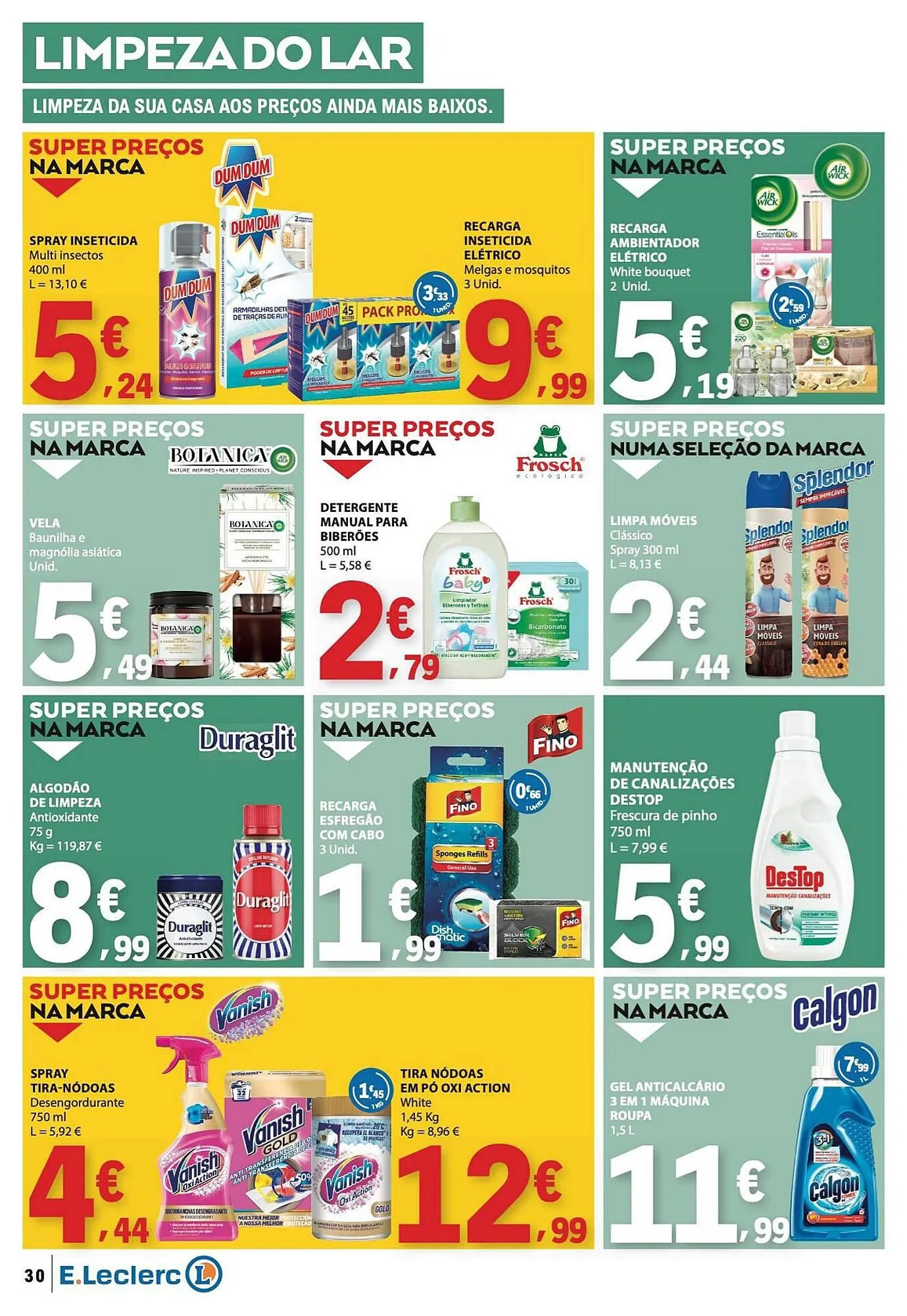 Folheto Folheto E.Leclerc de 5 de fevereiro até 11 de fevereiro 2026 - Pagina 30