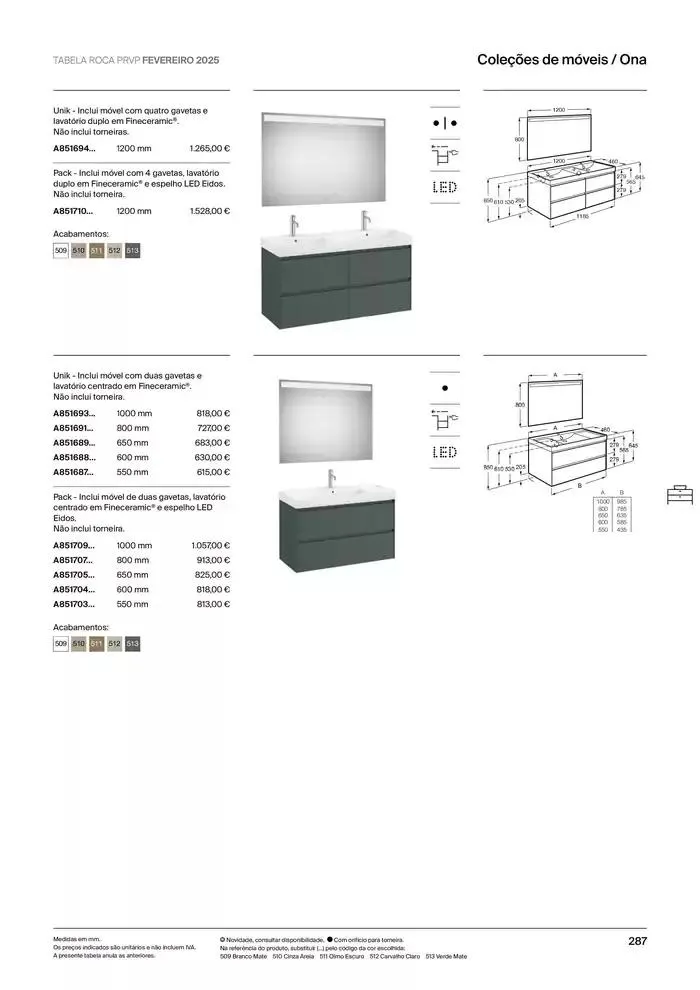 Folheto Soluções de Banho  de 6 de janeiro até 31 de dezembro 2025 - Pagina 289