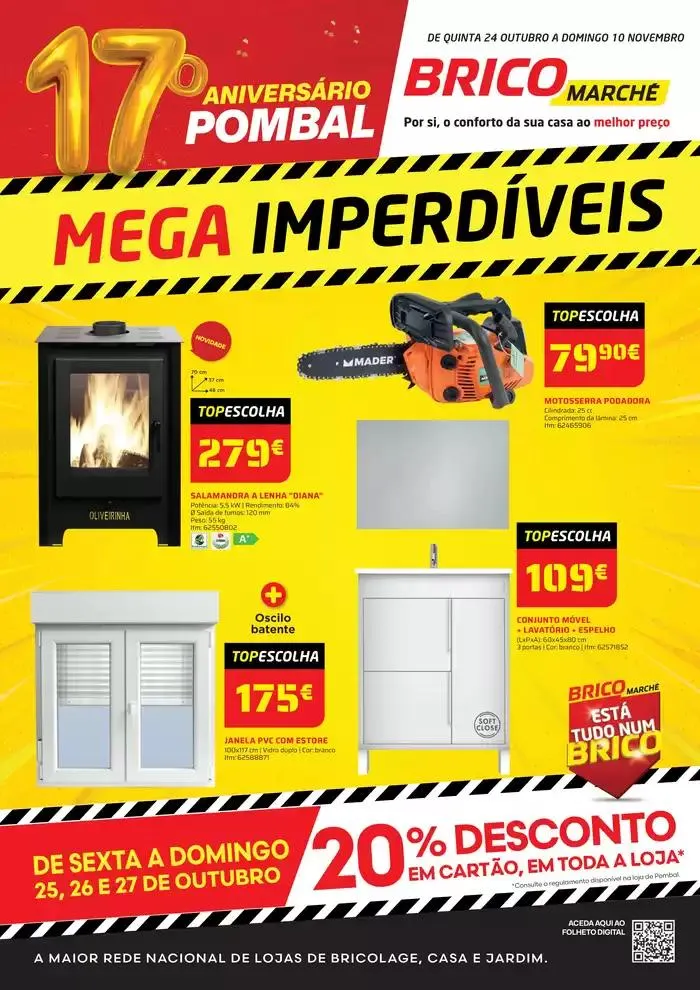 Folheto F#15 Mega Imperdíveis 4p Pombal de 24 de outubro até 10 de novembro 2024 - Pagina 1