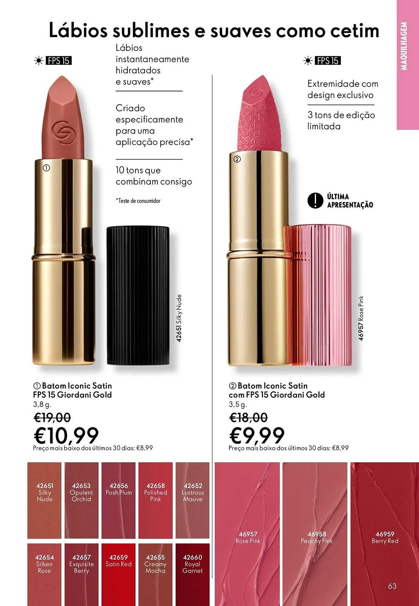 Folheto Catálogo Oriflame de 3 de dezembro até 22 de dezembro 2025 - Pagina 63