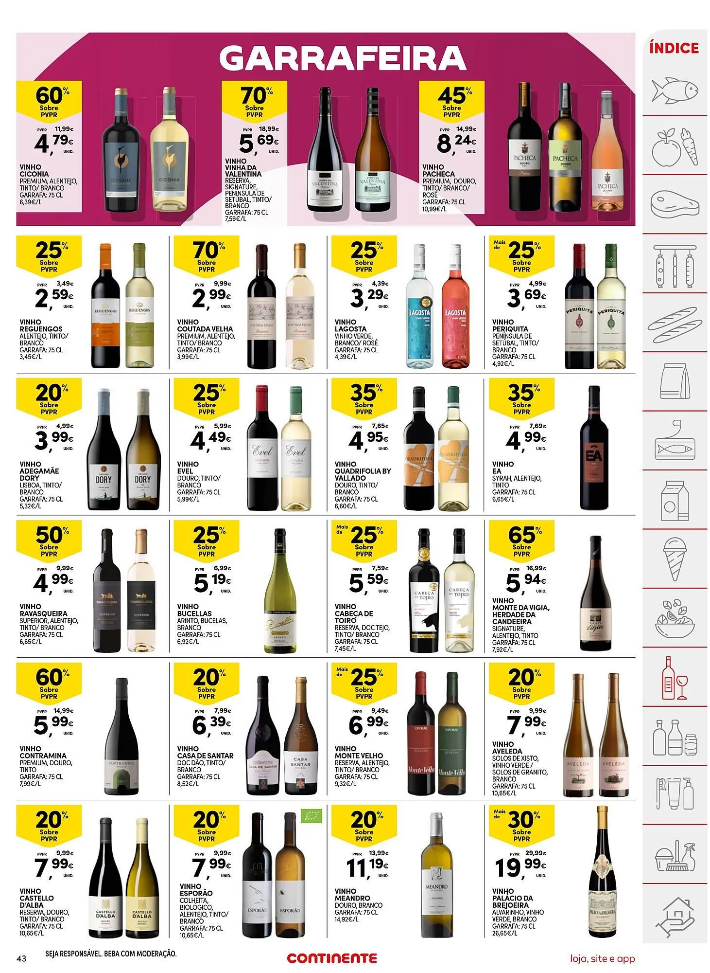 Folheto Folheto Continente de 10 de março até 16 de março 2026 - Pagina 43