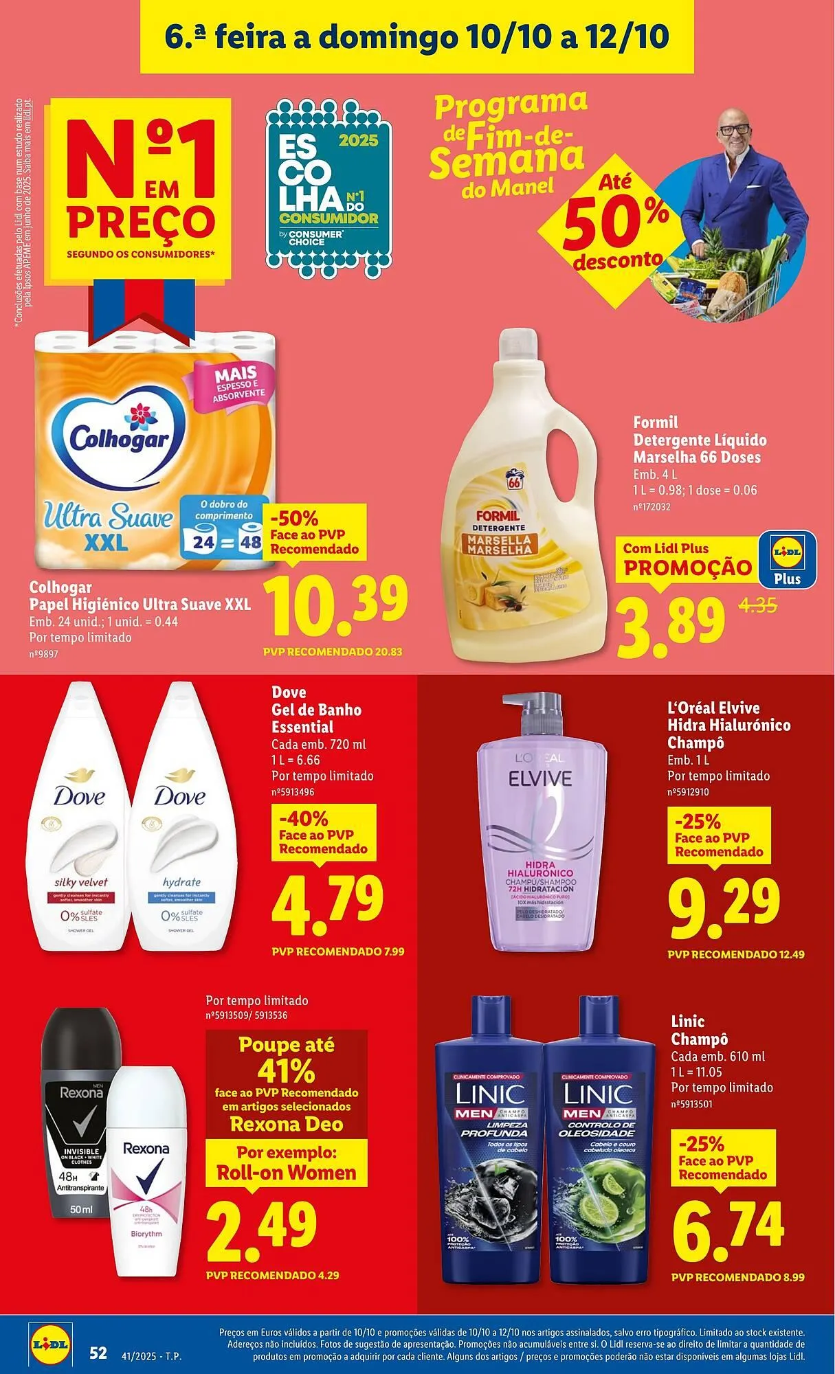 Folheto Folheto Lidl de 6 de outubro até 12 de outubro 2025 - Pagina 52