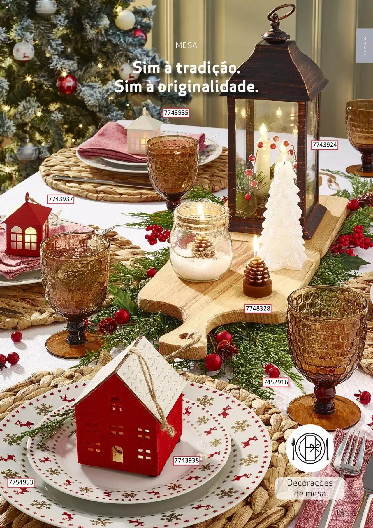 Folheto Continente Kasa Catálogo Kasa Dicas Decoração Natal de 21 de novembro até 24 de dezembro 2023 - Pagina 15