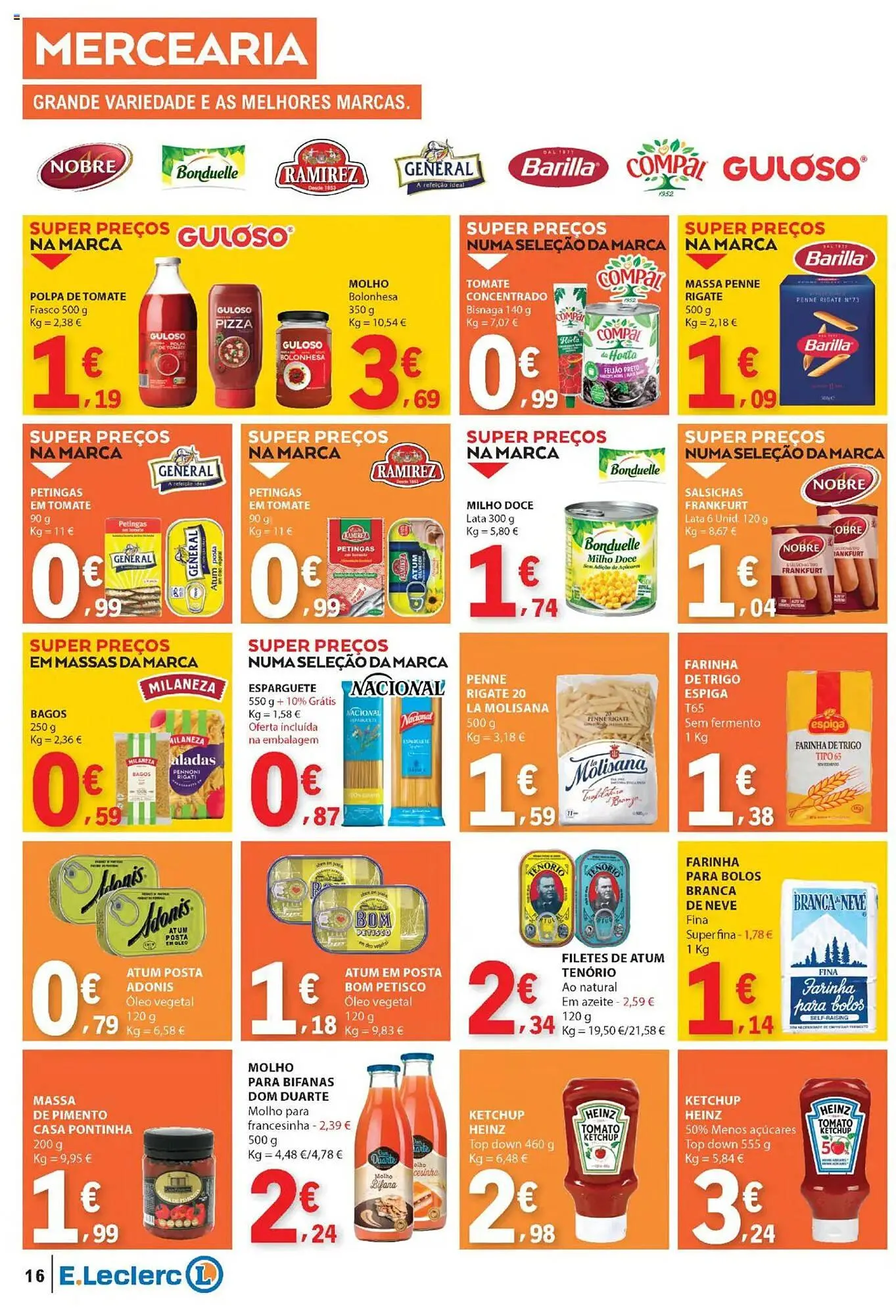 Folheto Folheto E.Leclerc de 10 de abril até 21 de abril 2025 - Pagina 16