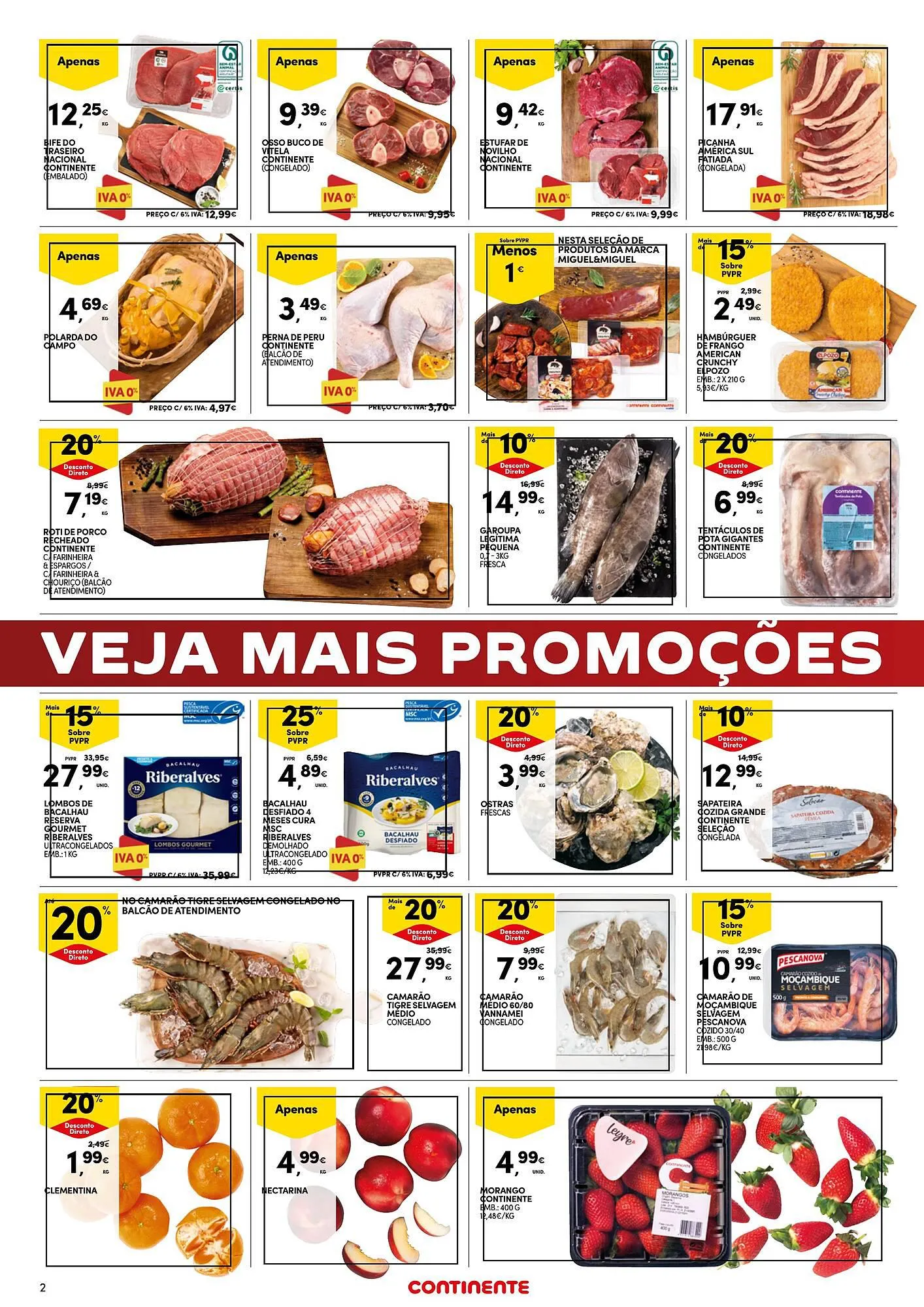 Folheto Folheto Continente Fim de Semana de 22 de dezembro até 25 de dezembro 2023 - Pagina 2