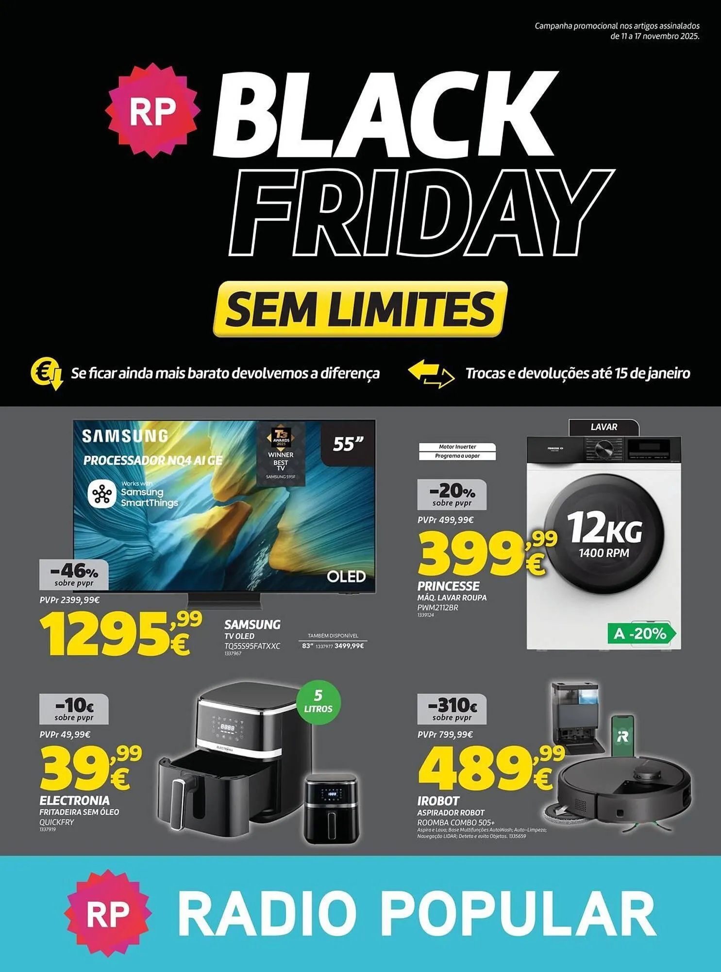 Folheto Radio Popular - 1