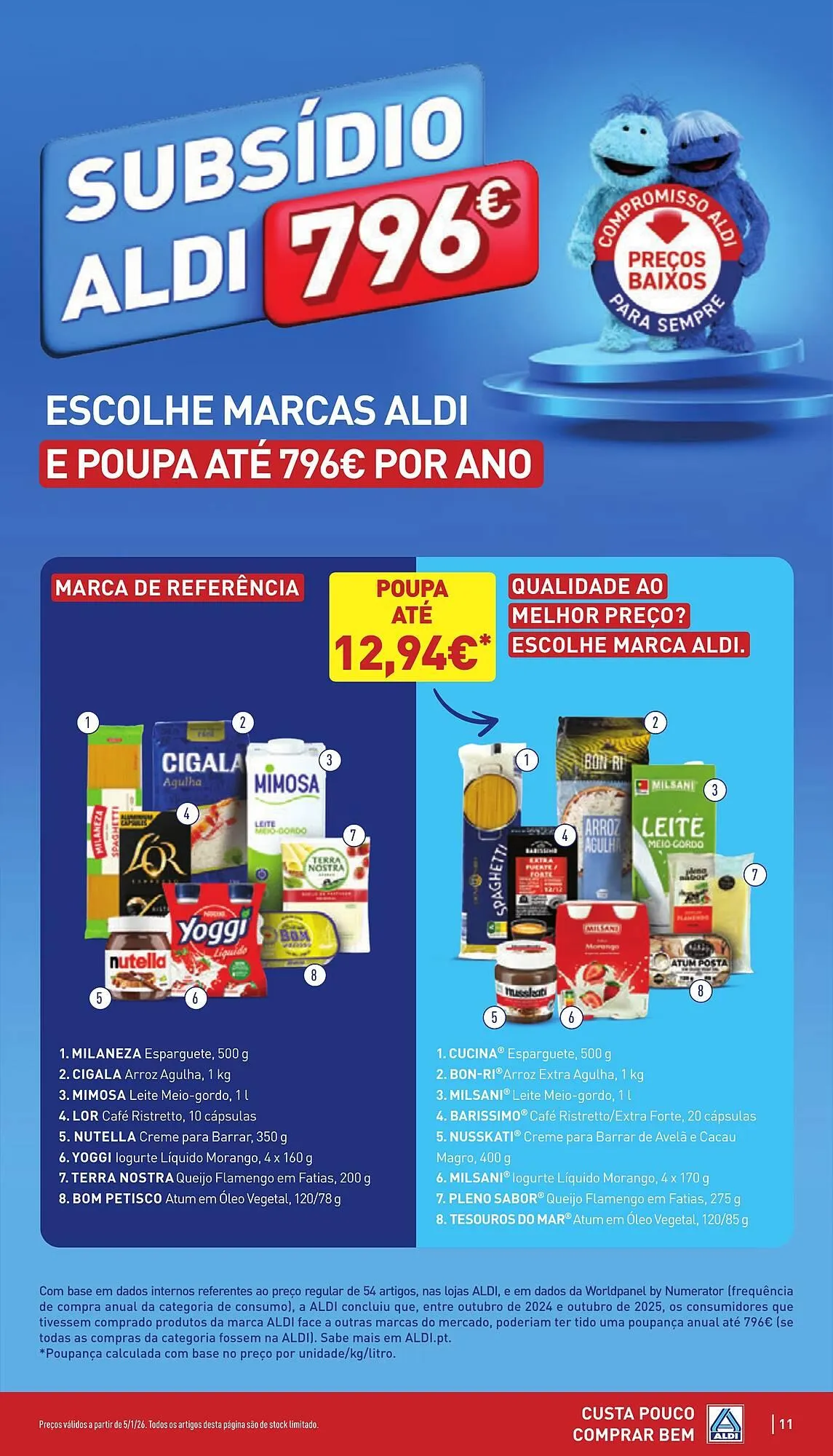 Folheto Folheto ALDI de 5 de janeiro até 11 de janeiro 2026 - Pagina 11