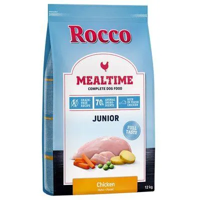 Rocco Mealtime 2 x12 kg ração para cães em promoção!