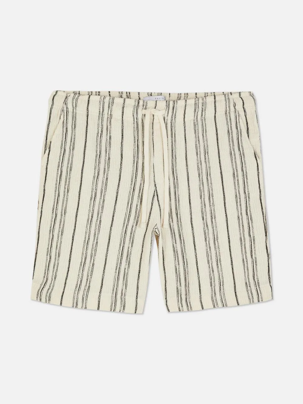 Calções cordão às riscas