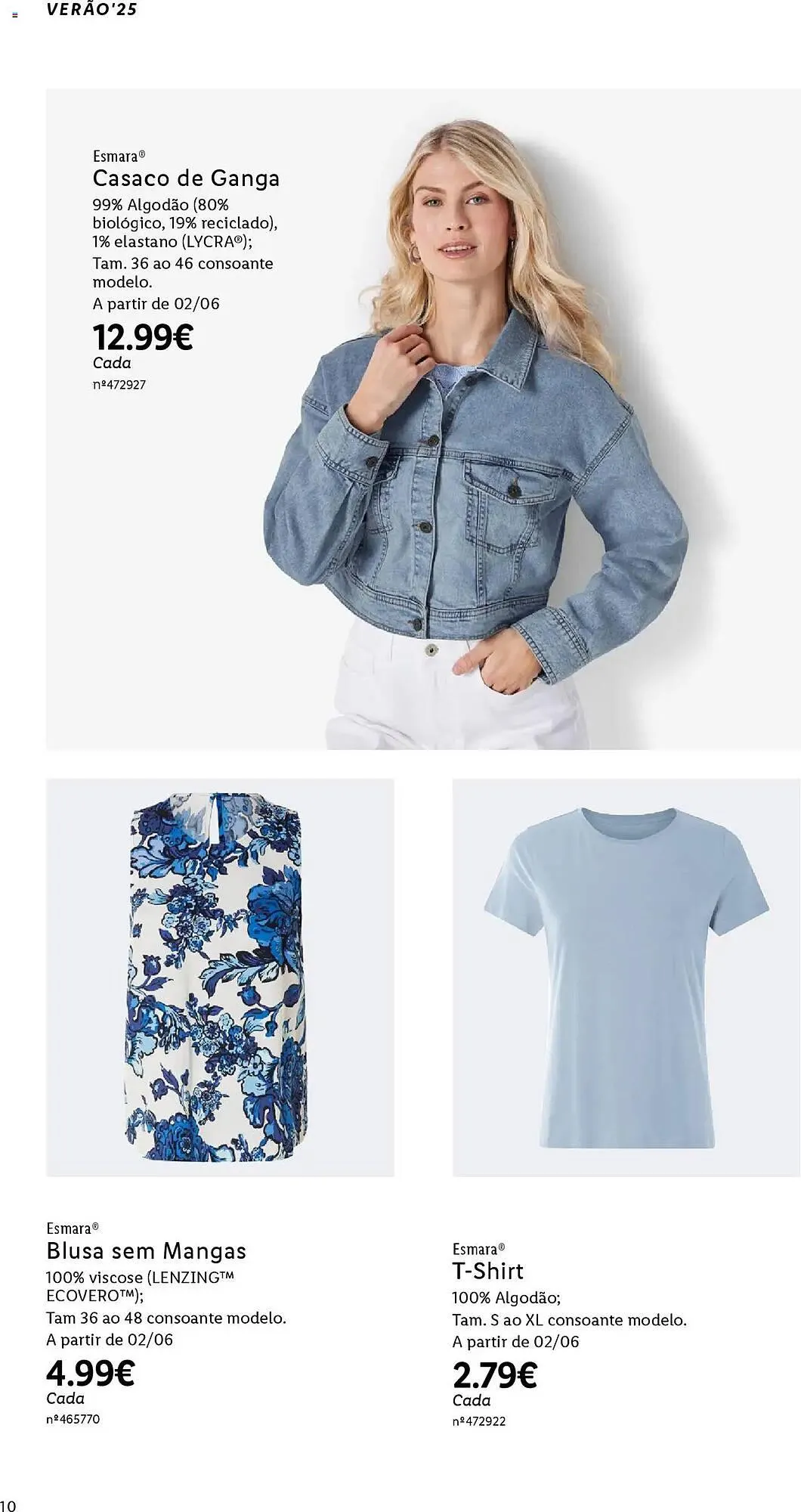 Folheto Folheto Lidl de 2 de junho até 18 de agosto 2025 - Pagina 10