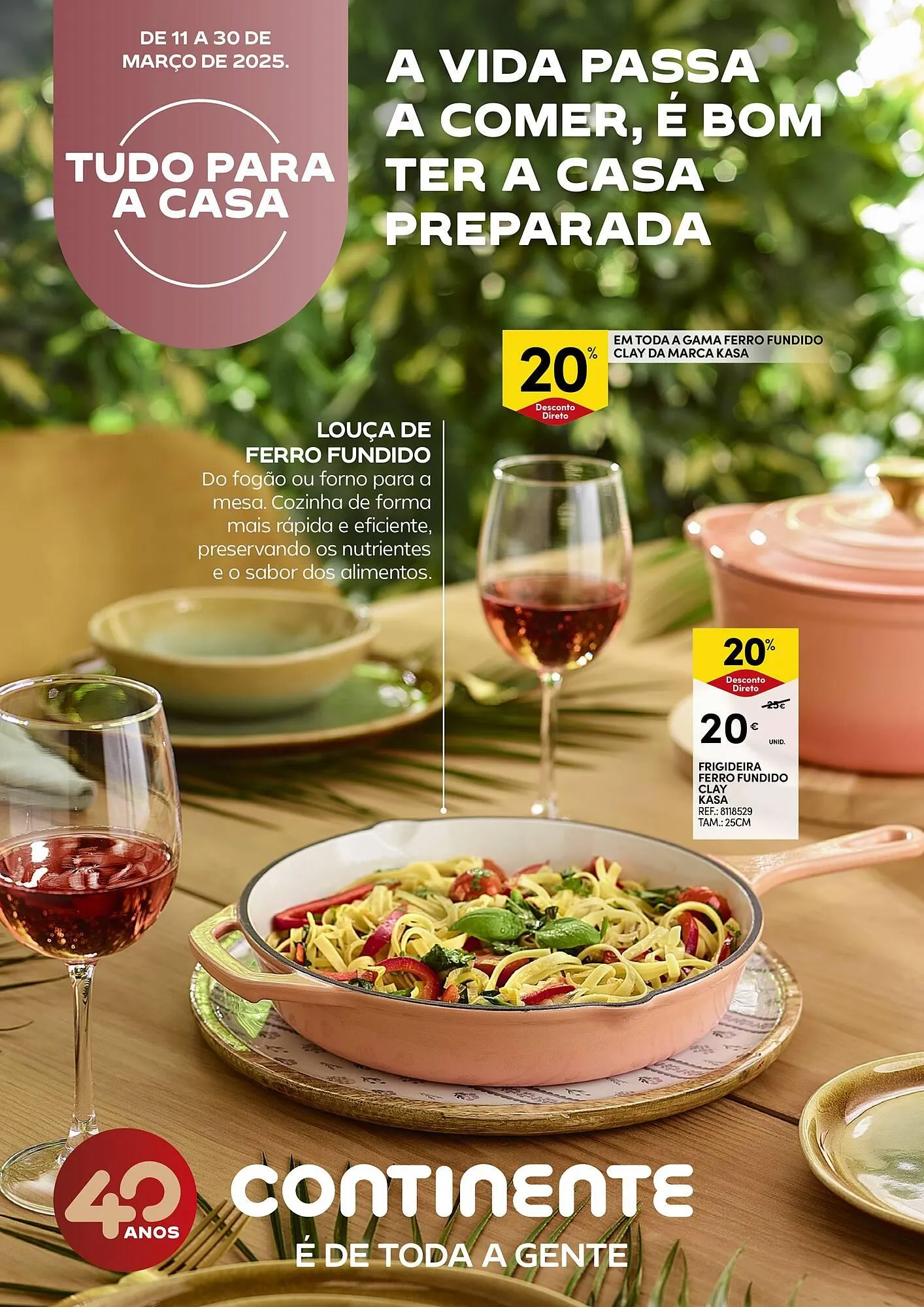 Folheto Folheto Continente de 11 de março até 30 de março 2025 - Pagina 1