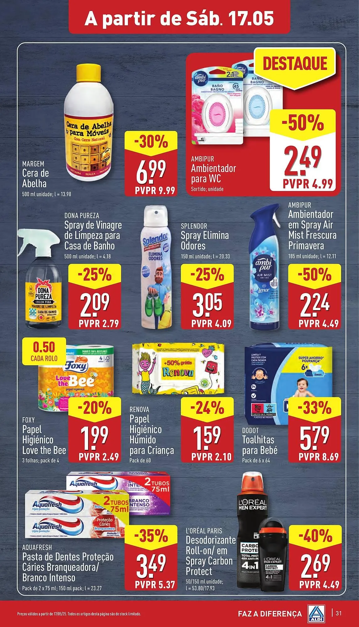 Folheto Folheto ALDI de 14 de maio até 20 de maio 2025 - Pagina 31