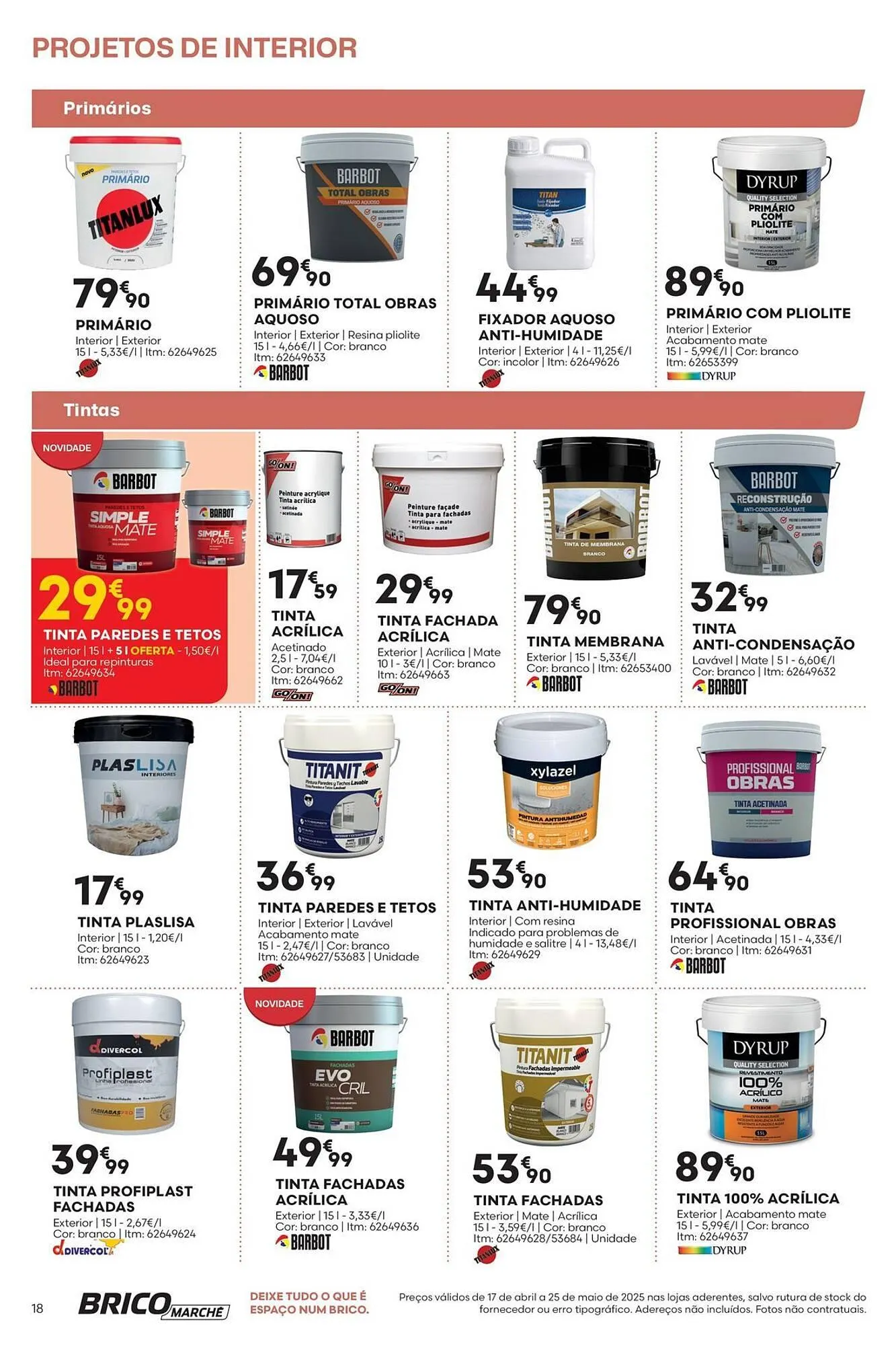 Folheto Folheto Bricomarché de 16 de abril até 25 de maio 2025 - Pagina 18