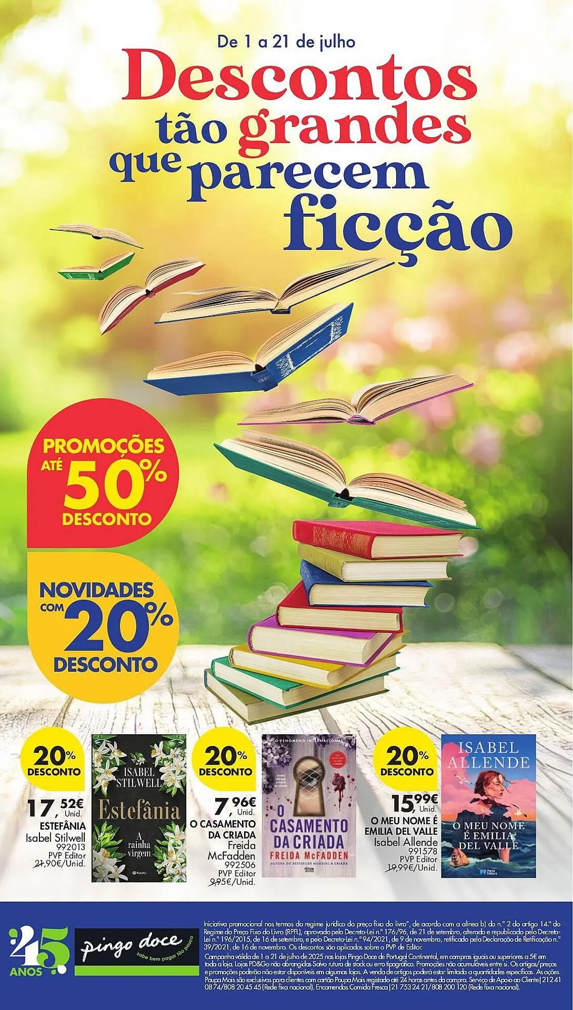 Folheto Folheto Pingo Doce de 1 de julho até 21 de julho 2025 - Pagina 1