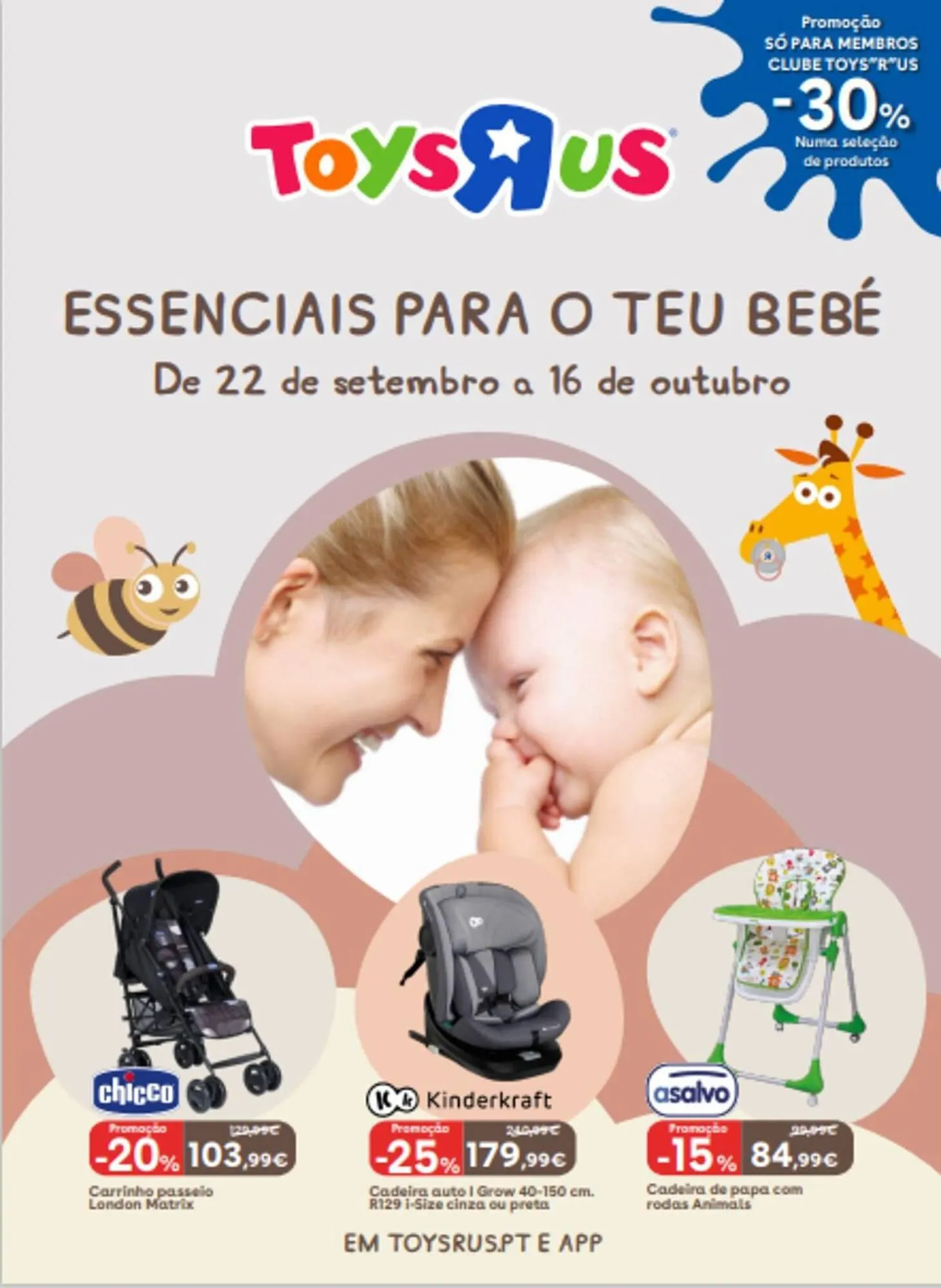 Folheto Folheto Toys R Us de 22 de setembro até 16 de outubro 2023 - Pagina 1
