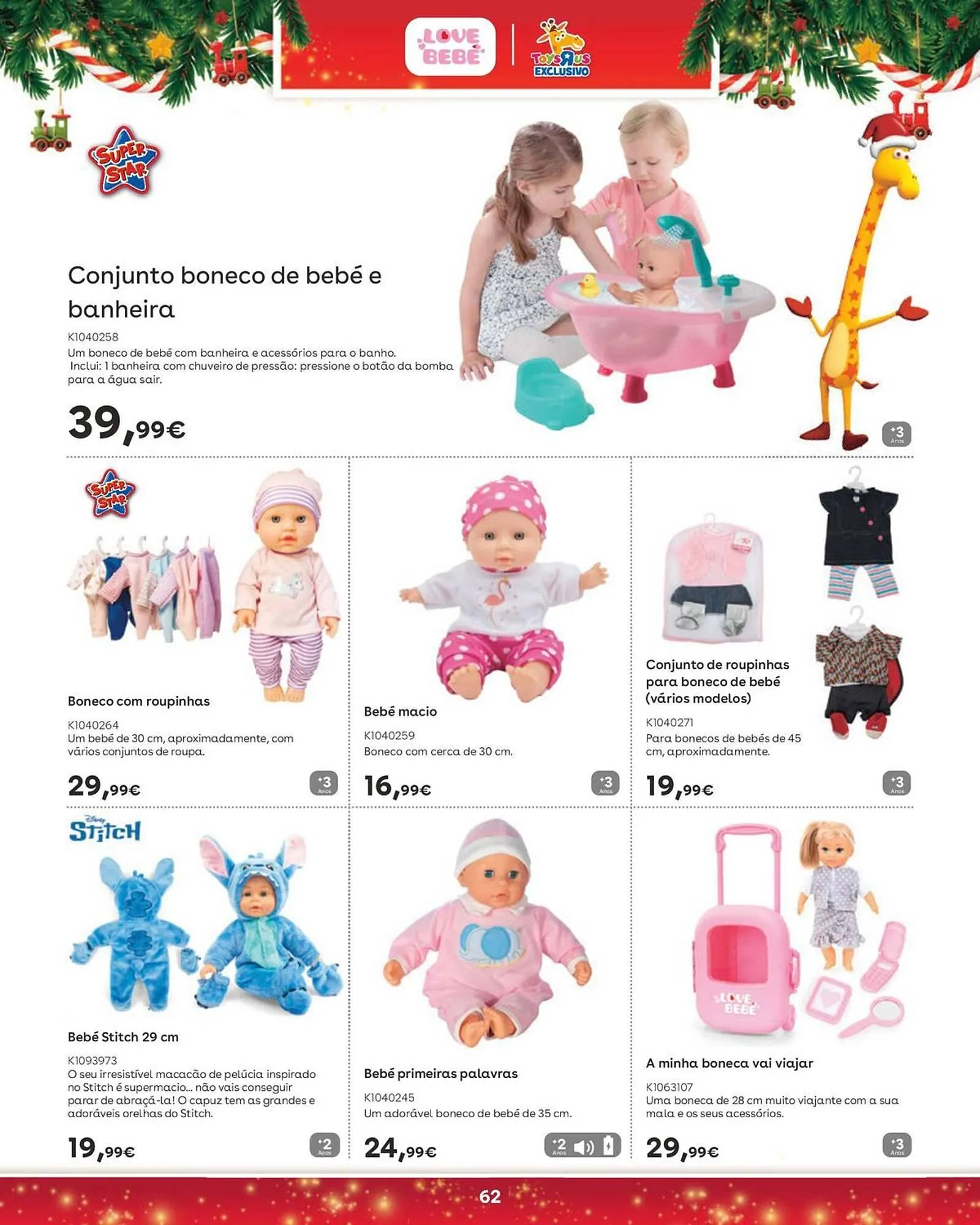 Folheto Catálogo Toys R Us de 5 de novembro até 5 de janeiro 2026 - Pagina 62