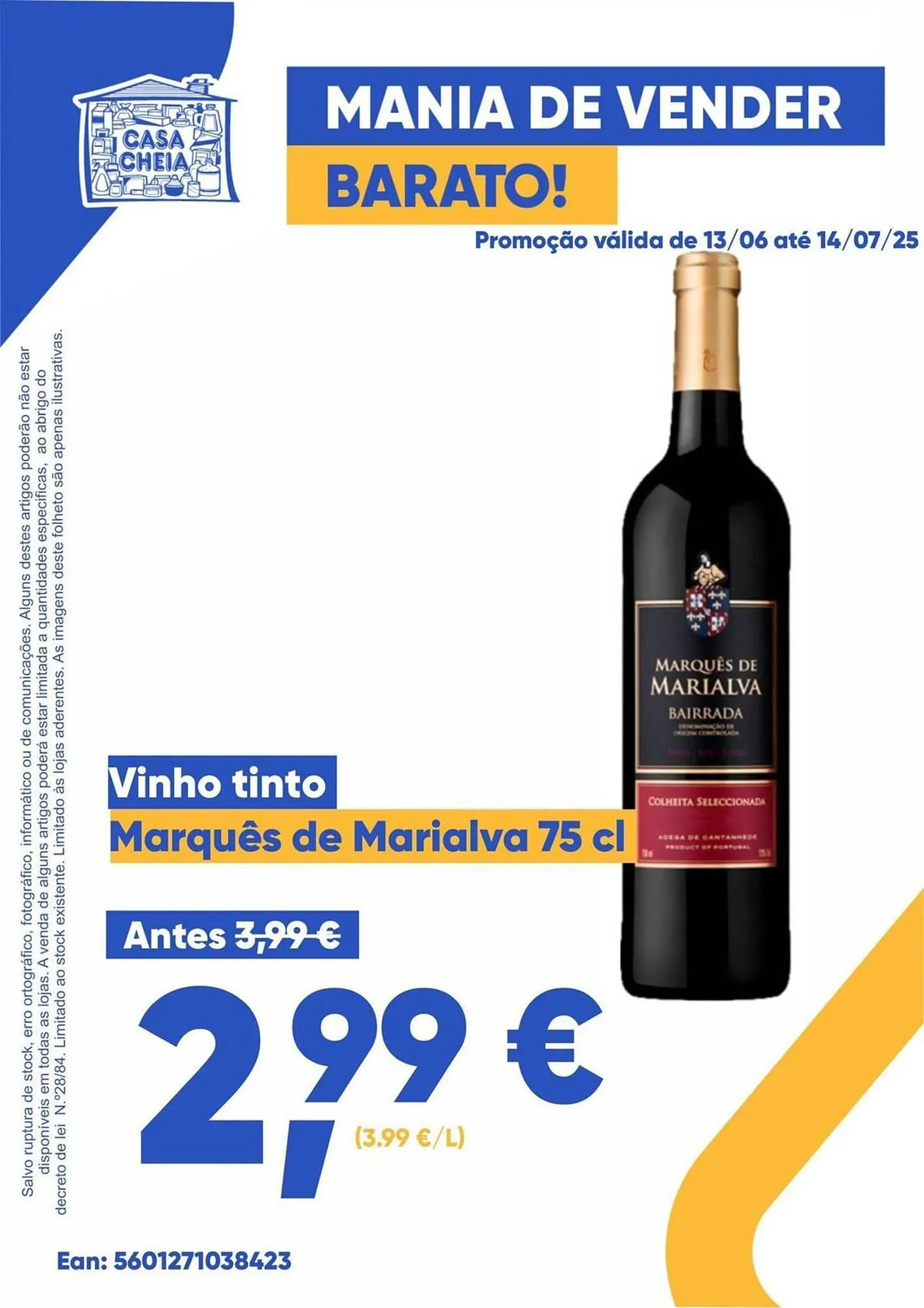 Folheto Folheto Casa Cheia de 13 de junho até 14 de julho 2025 - Pagina 1