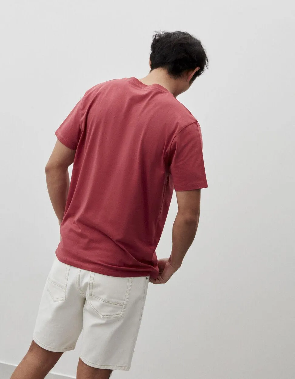 T-shirt Estampado, Homem, Vermelho