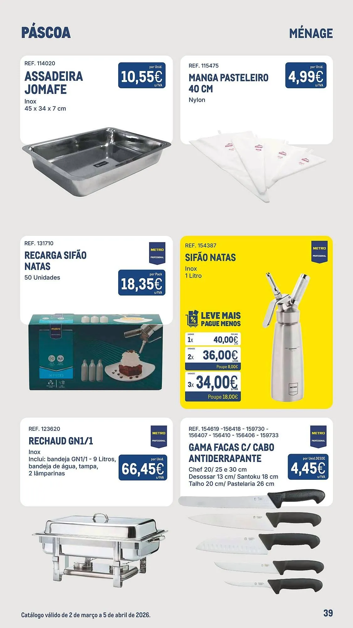 Folheto Catálogo Makro de 2 de março até 5 de abril 2026 - Pagina 39