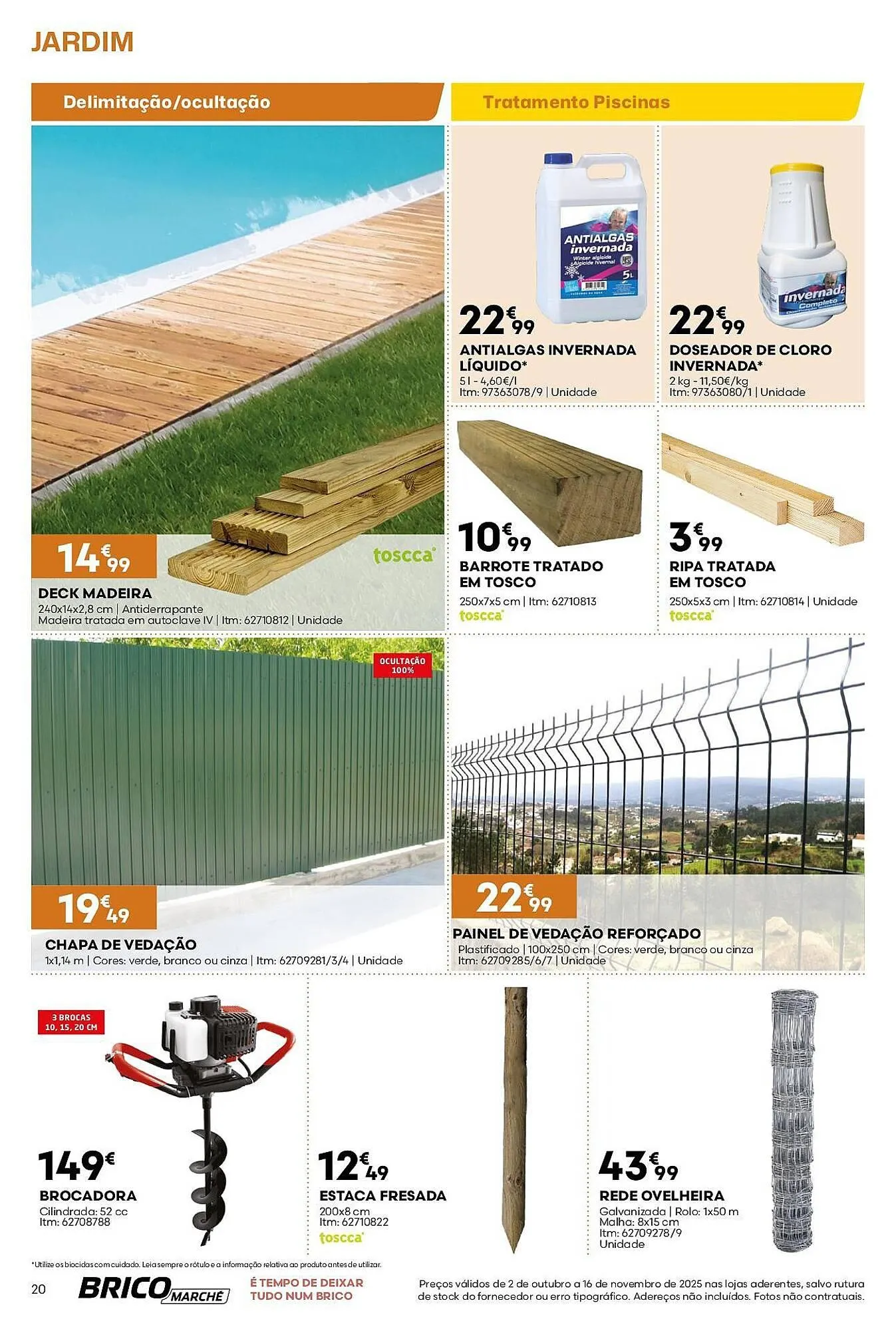 Folheto Folheto Bricomarché de 2 de outubro até 16 de novembro 2025 - Pagina 20