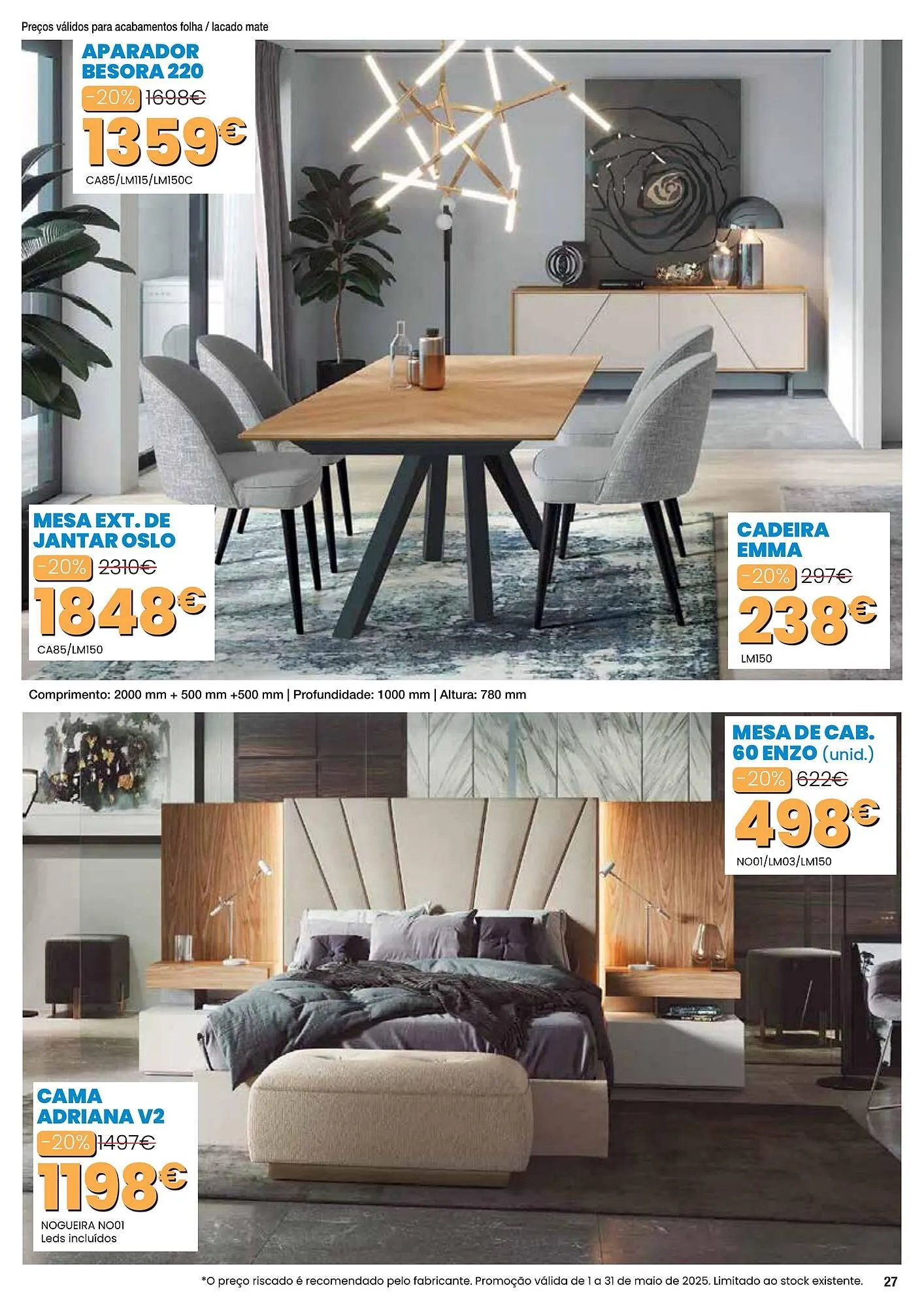 Folheto Folheto Hiper Centro do Móvel de 1 de maio até 31 de maio 2025 - Pagina 27