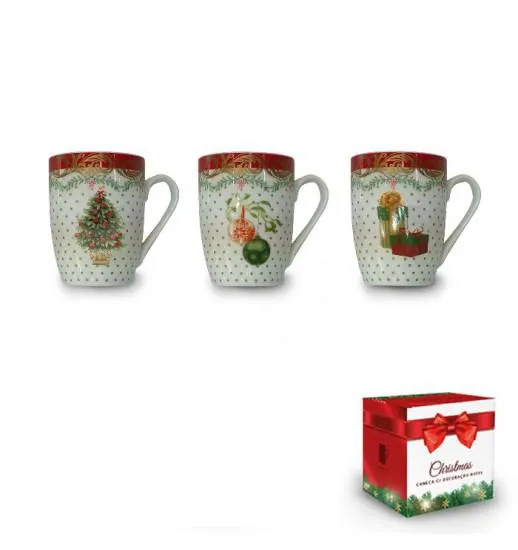 CANECA BOJUDA SORTIDA DECORAÇÃO NATAL - 12224942