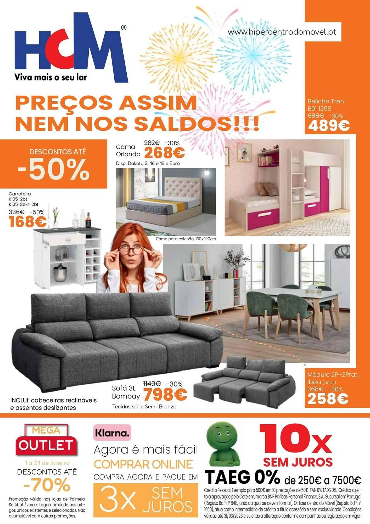 Folheto Folheto Hiper Centro do Móvel de 6 de janeiro até 31 de janeiro 2026 - Pagina 1