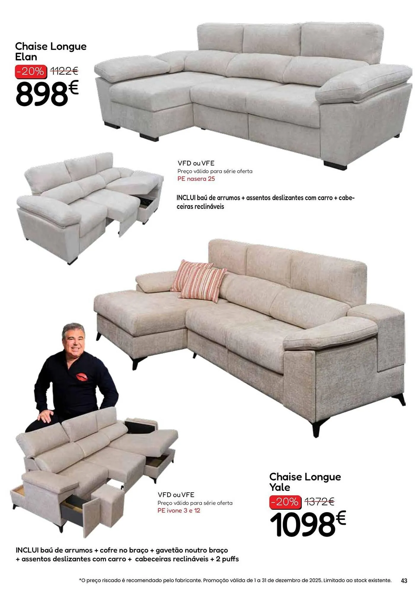 Folheto Folheto Hiper Centro do Móvel de 4 de dezembro até 31 de dezembro 2025 - Pagina 43