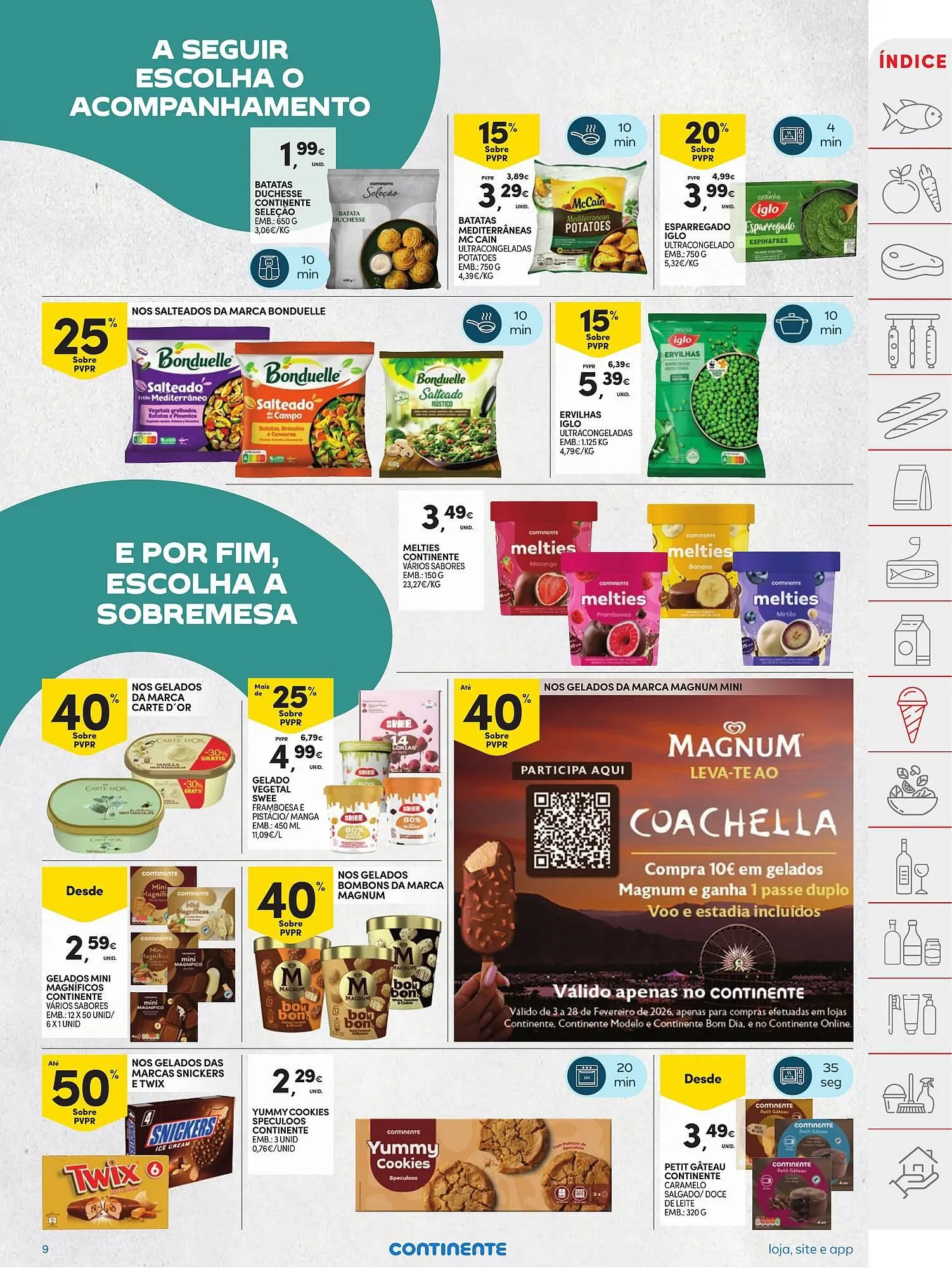 Folheto Folheto Continente de 17 de fevereiro até 23 de fevereiro 2026 - Pagina 9