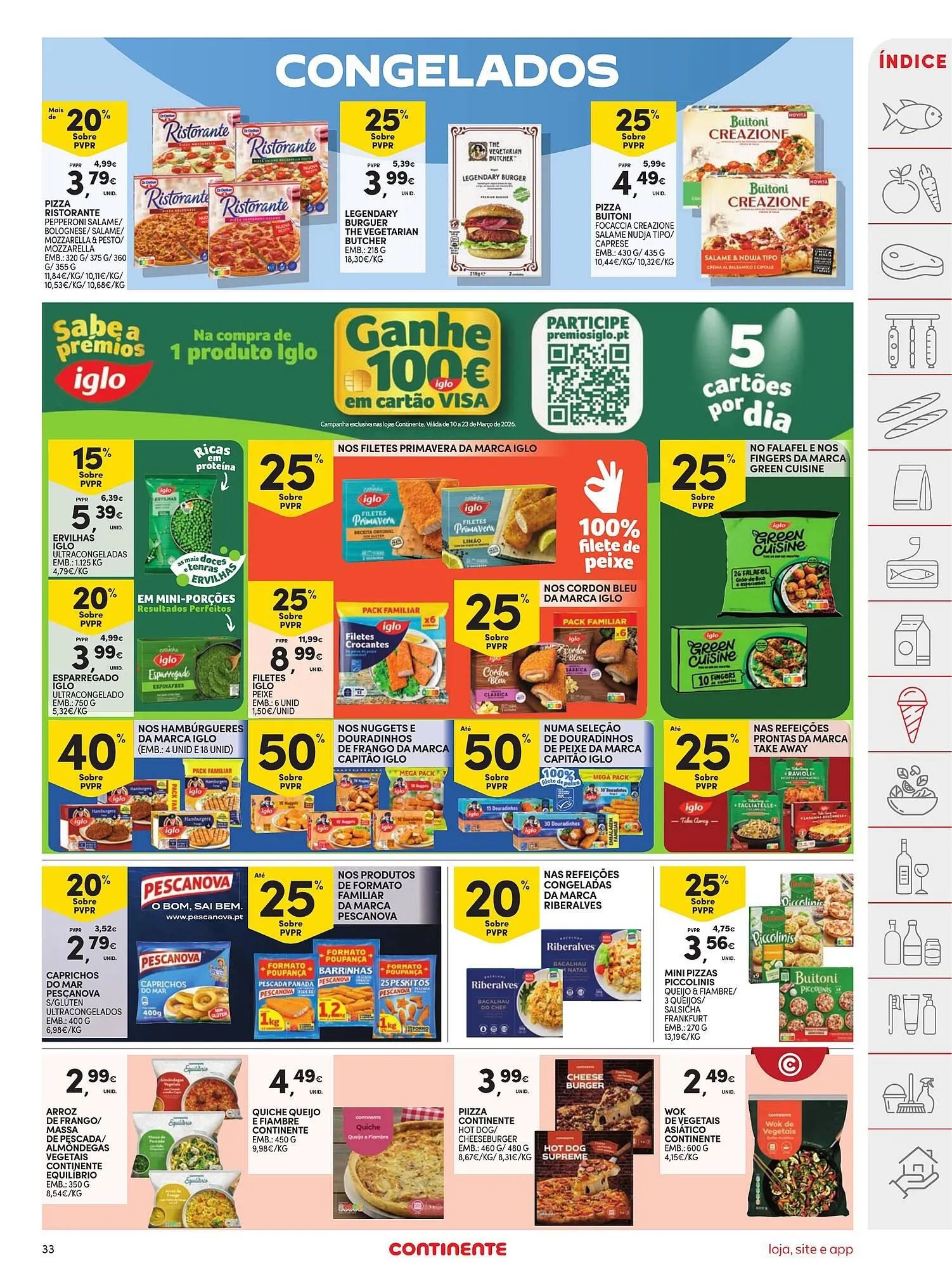 Folheto Folheto Continente de 17 de março até 23 de março 2026 - Pagina 33