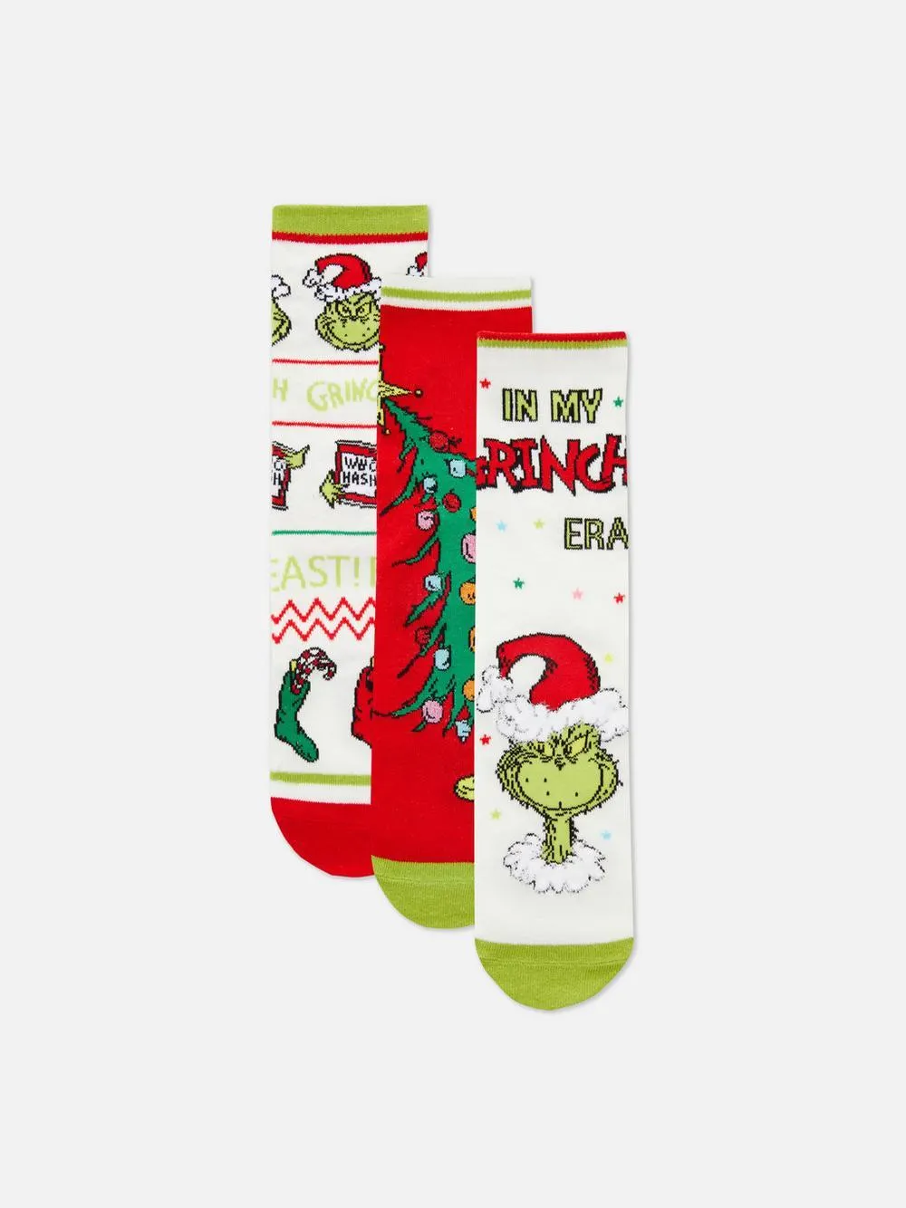 Pack 3 pares meias O Grinch