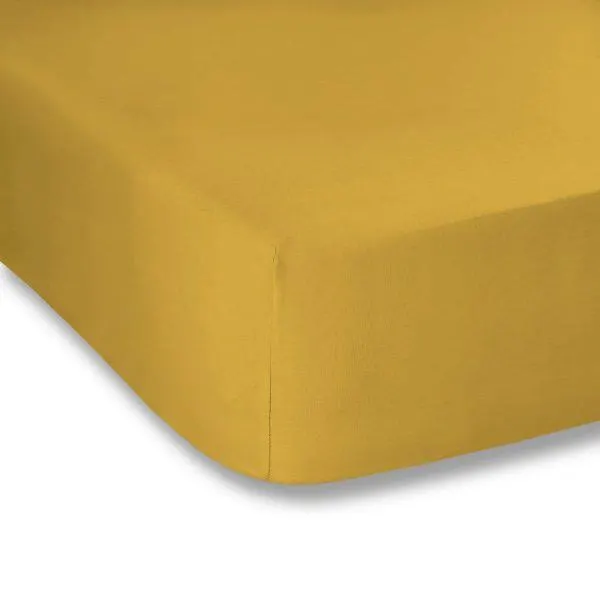 Lençol de Baixo Mustard Percale Macio