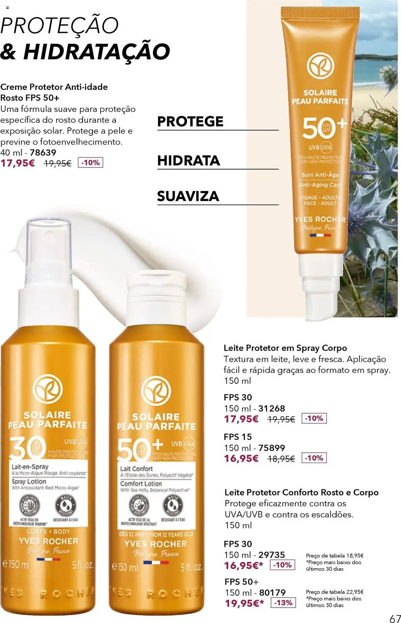 Folheto Folheto Yves Rocher de 16 de abril até 13 de maio 2025 - Pagina 67