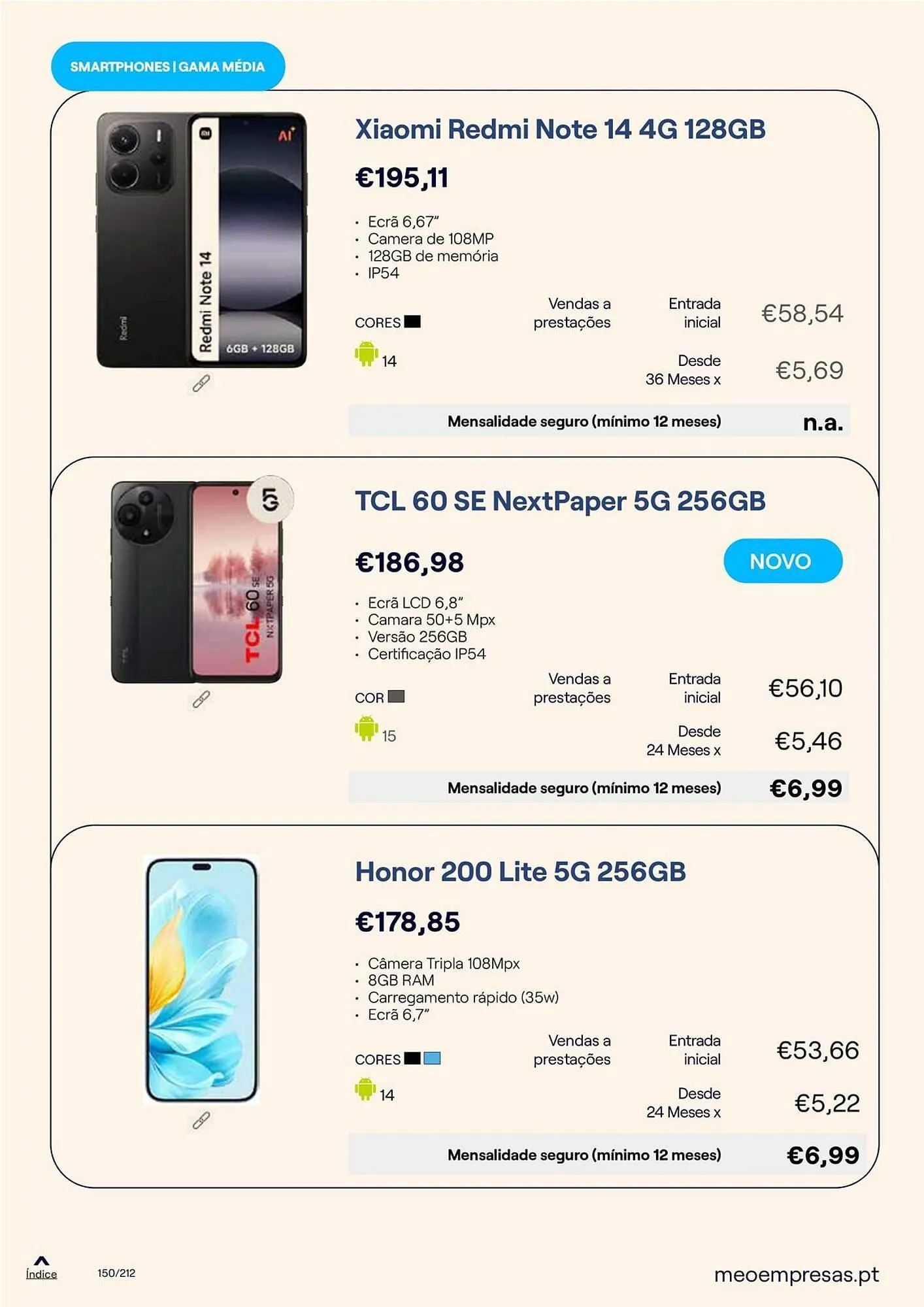 Folheto Catálogo MEO de 20 de outubro até 31 de dezembro 2025 - Pagina 150