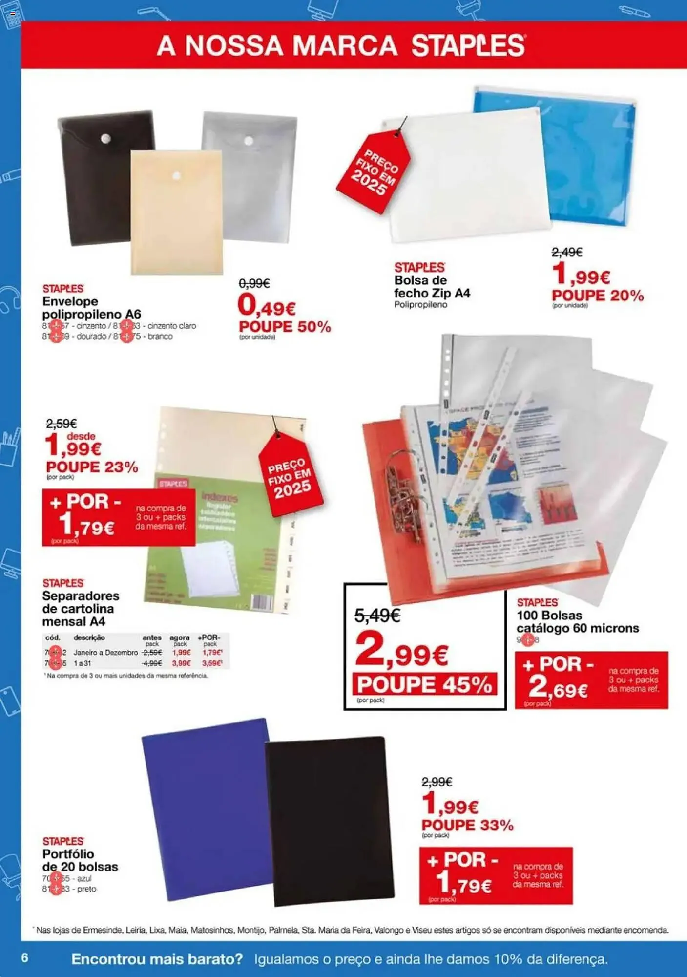 Folheto Folheto Staples de 2 de janeiro até 20 de fevereiro 2025 - Pagina 6