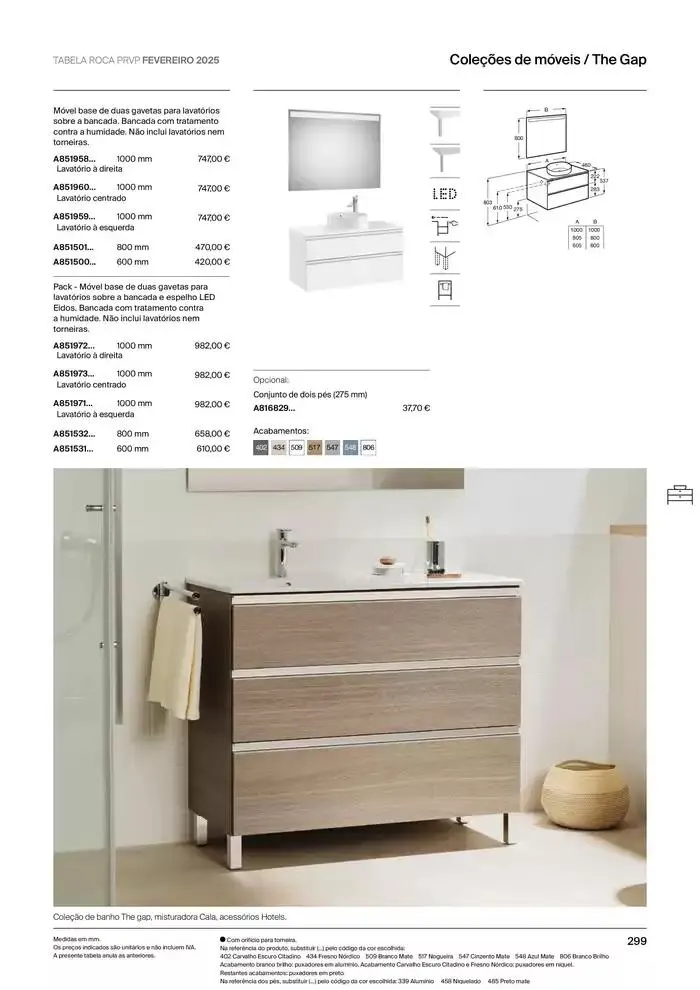 Folheto Soluções de Banho  de 6 de janeiro até 31 de dezembro 2025 - Pagina 301