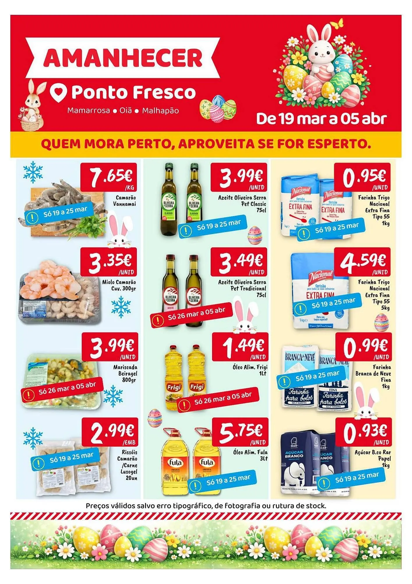 Folheto Folheto Ponto Fresco de 19 de março até 5 de abril 2026 - Pagina 1