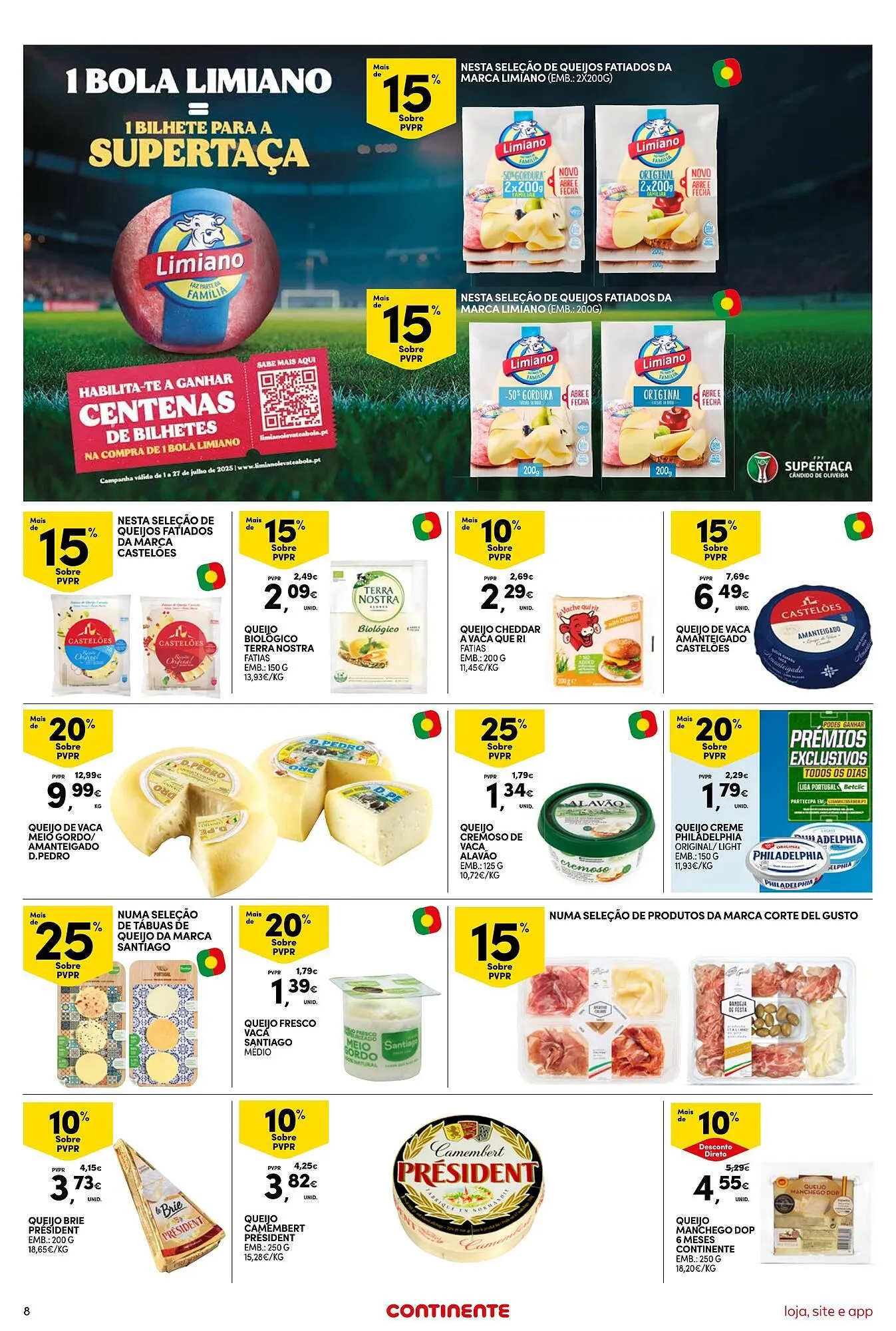 Folheto Folheto Continente Bom dia de 15 de julho até 21 de julho 2025 - Pagina 8