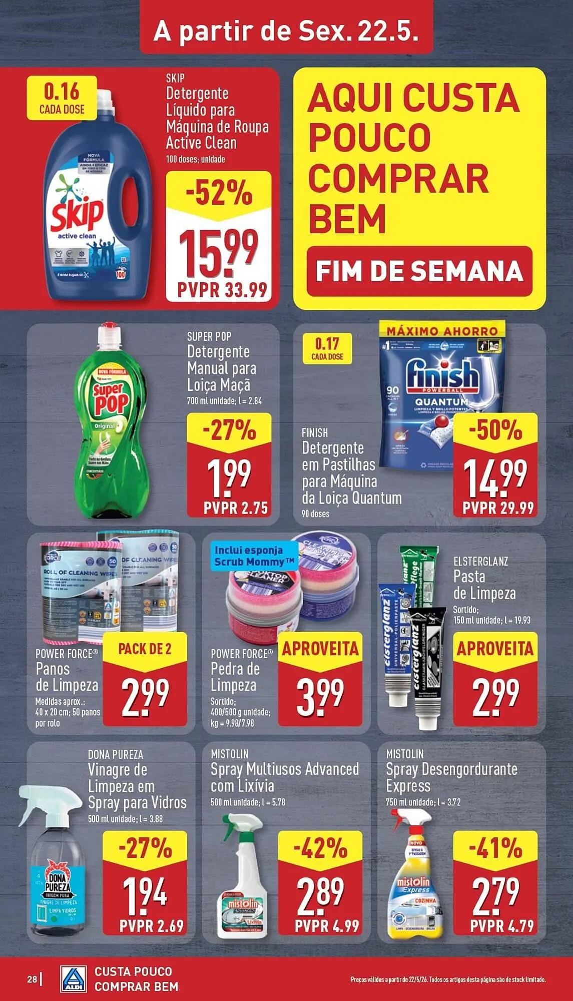 Folheto Folheto ALDI de 18 de maio até 24 de maio 2026 - Pagina 28