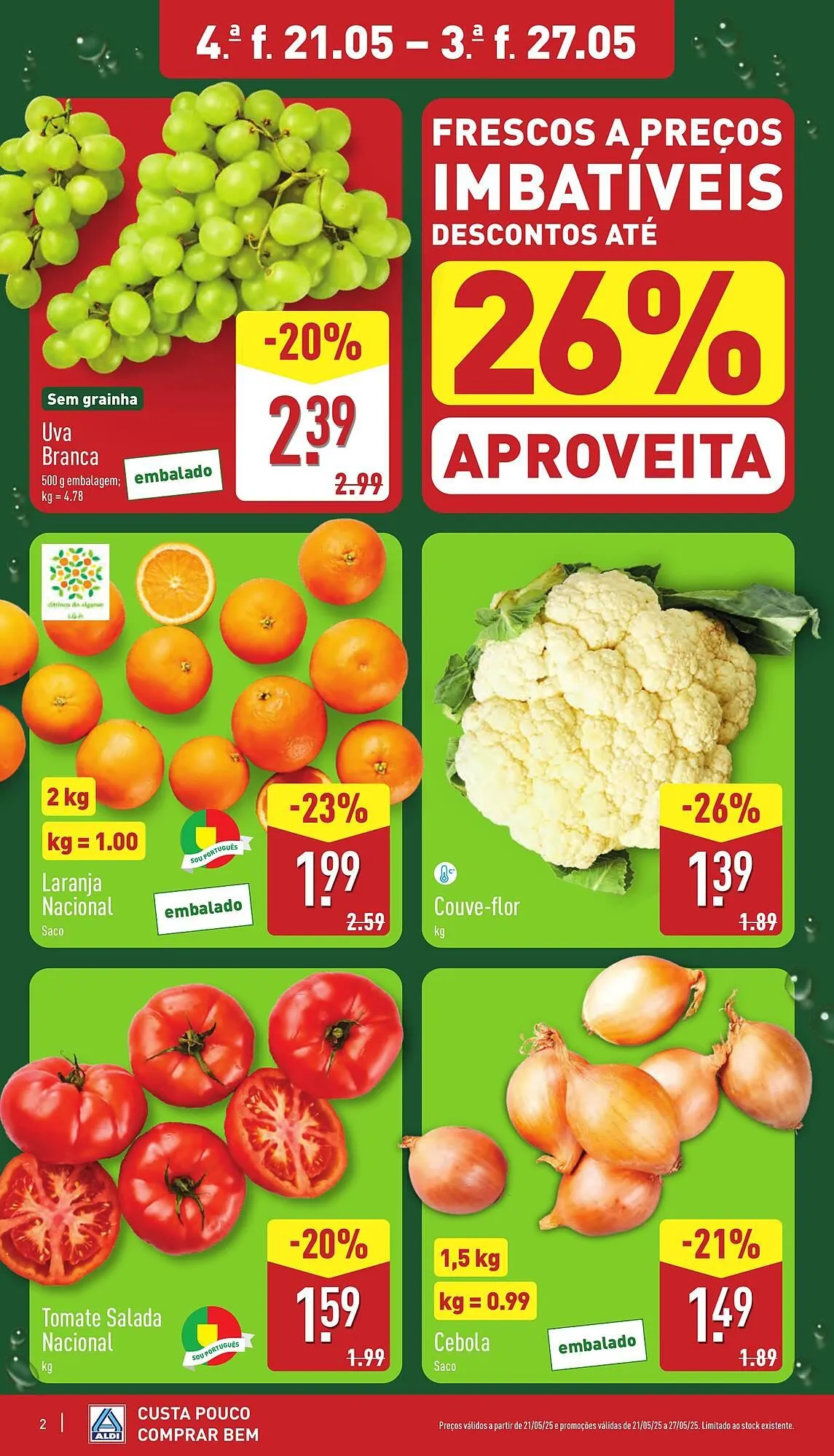 Folheto Folheto ALDI de 21 de maio até 27 de maio 2025 - Pagina 2