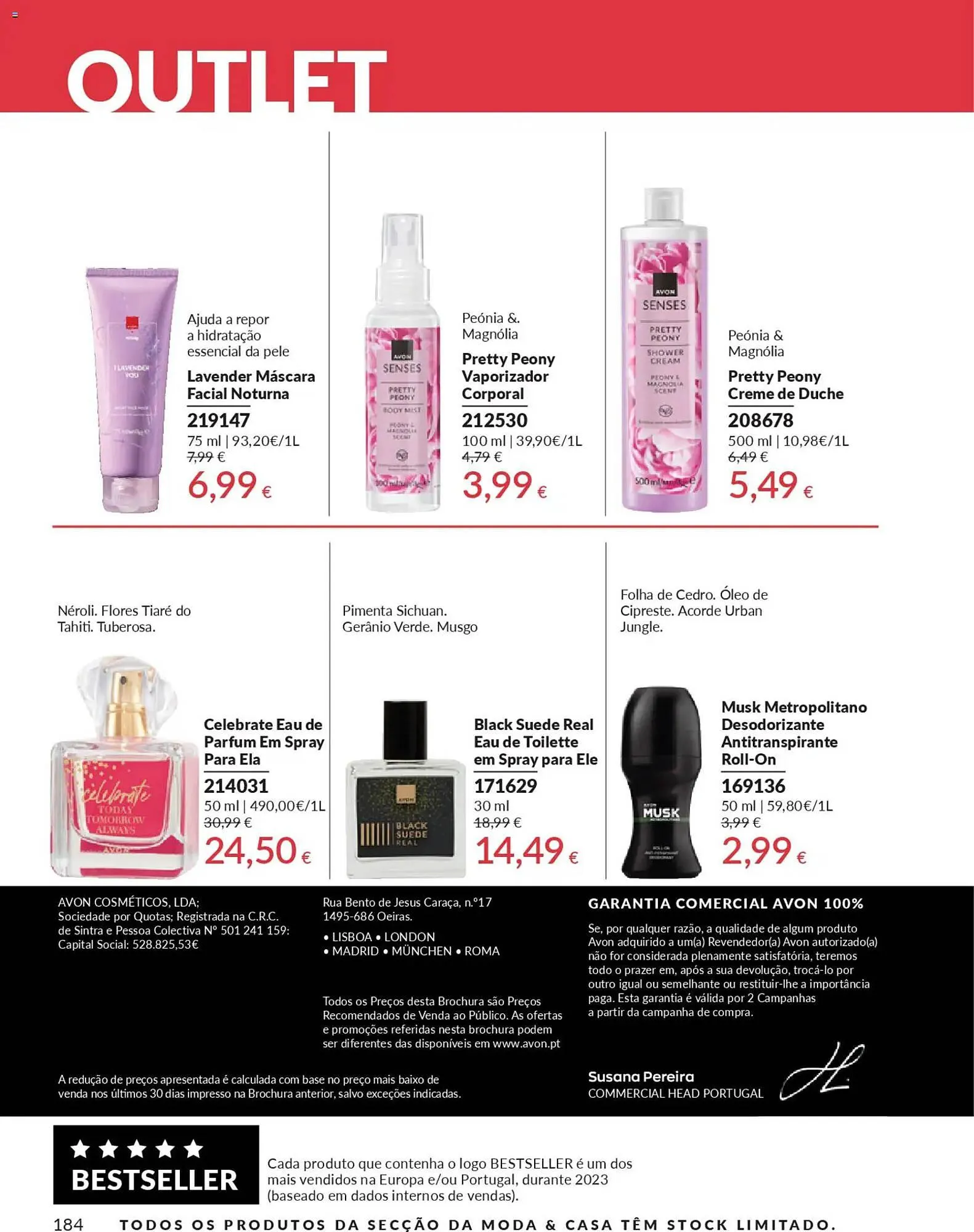 Folheto Catálogo Avon de 1 de novembro até 1 de dezembro 2025 - Pagina 184