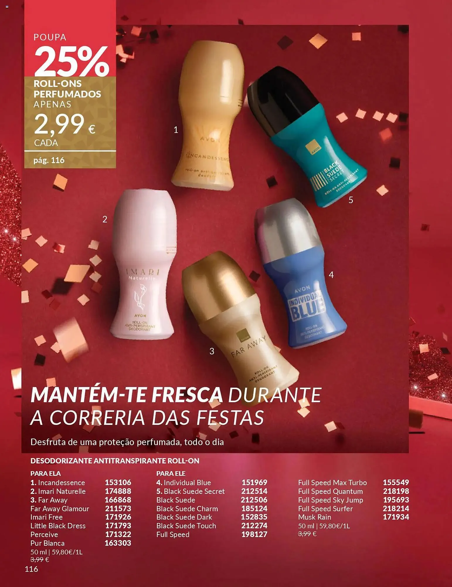 Folheto Catálogo Avon de 1 de dezembro até 1 de janeiro 2026 - Pagina 118