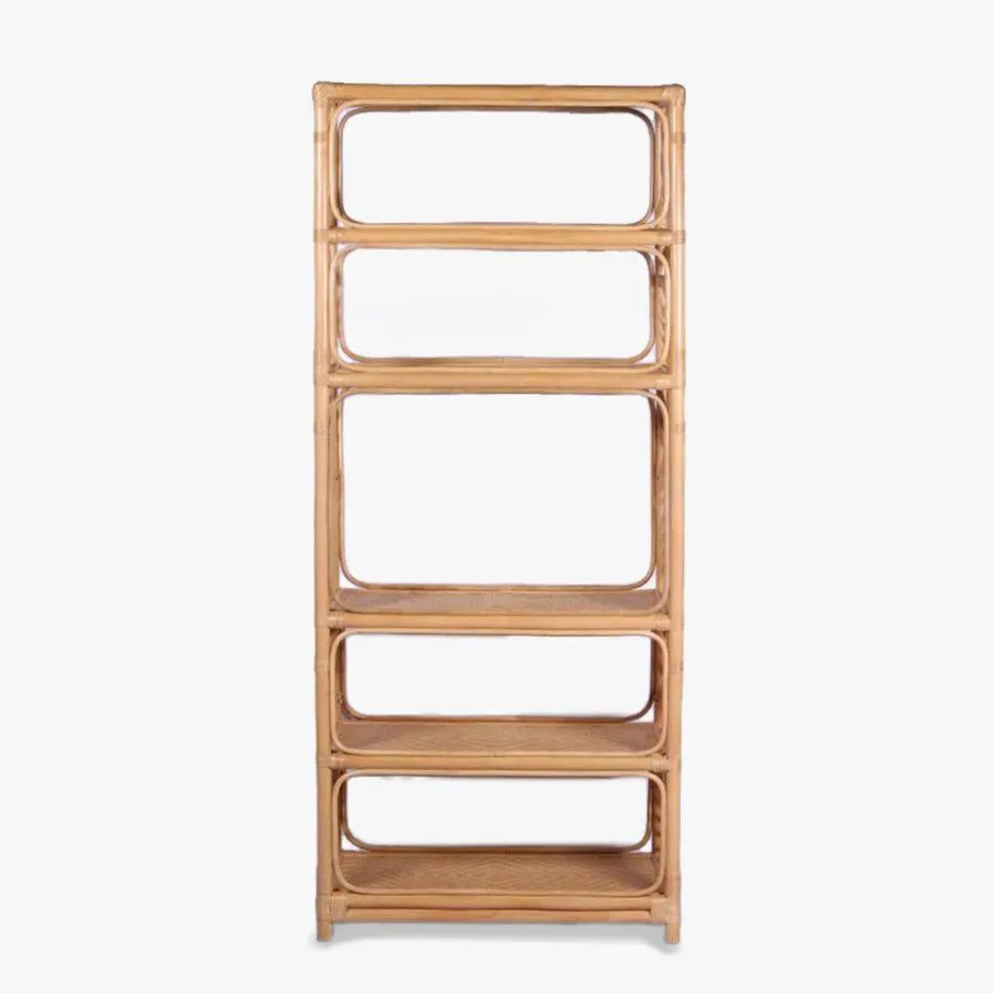 Estante rattan 75x36x180 cm FLORIPA