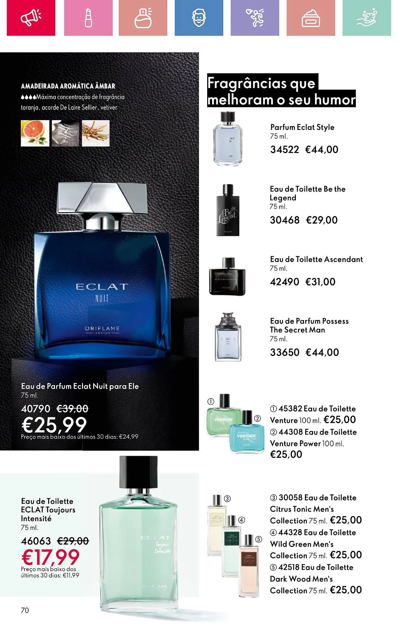 Folheto Folheto Oriflame de 13 de abril até 3 de maio 2025 - Pagina 70